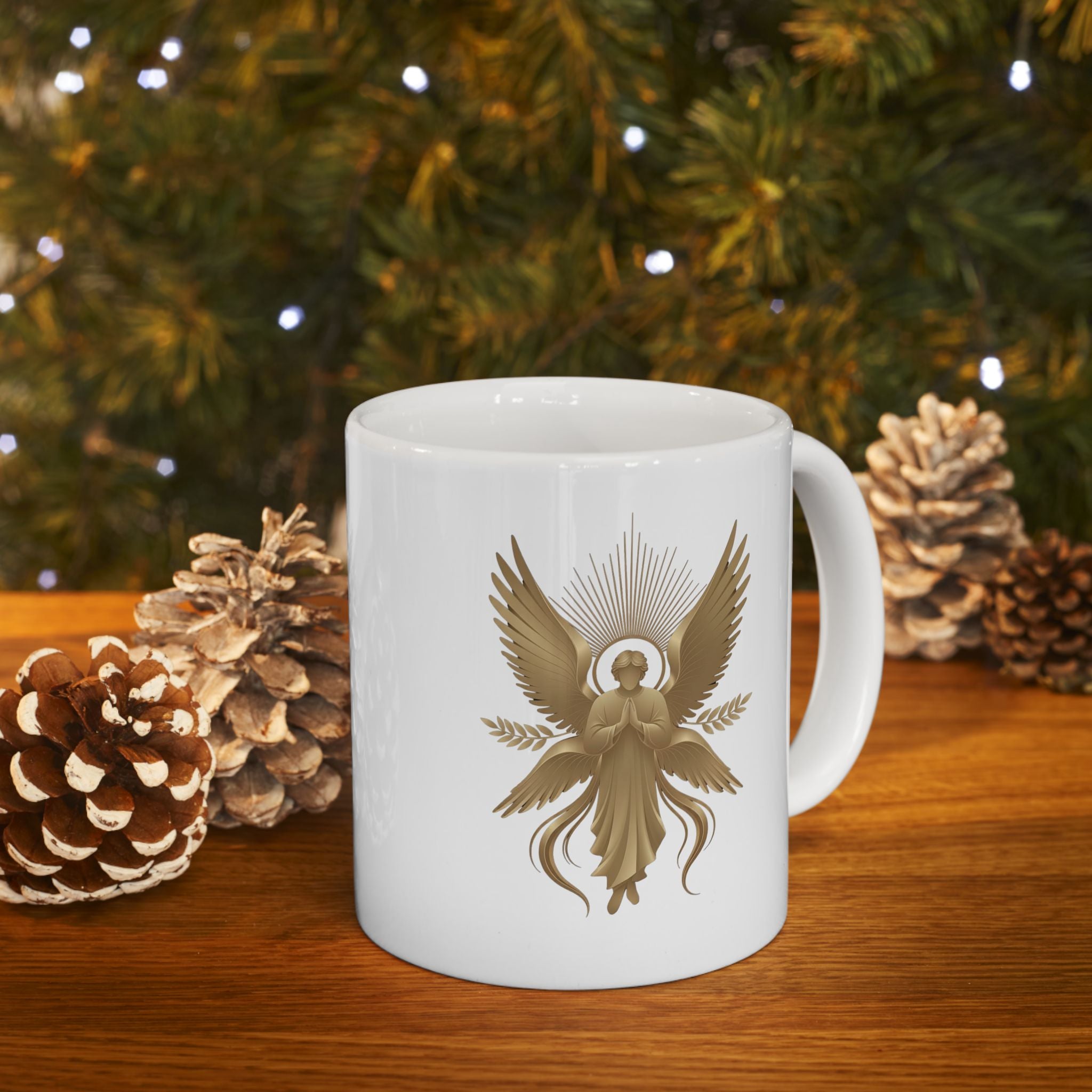 Heavenly Guardian Angel Ceramic Mug (11oz & 15oz) - Indescribable Peace CreationsHeavenly Guardian Angel Ceramic Mug (11oz & 15oz)Mug