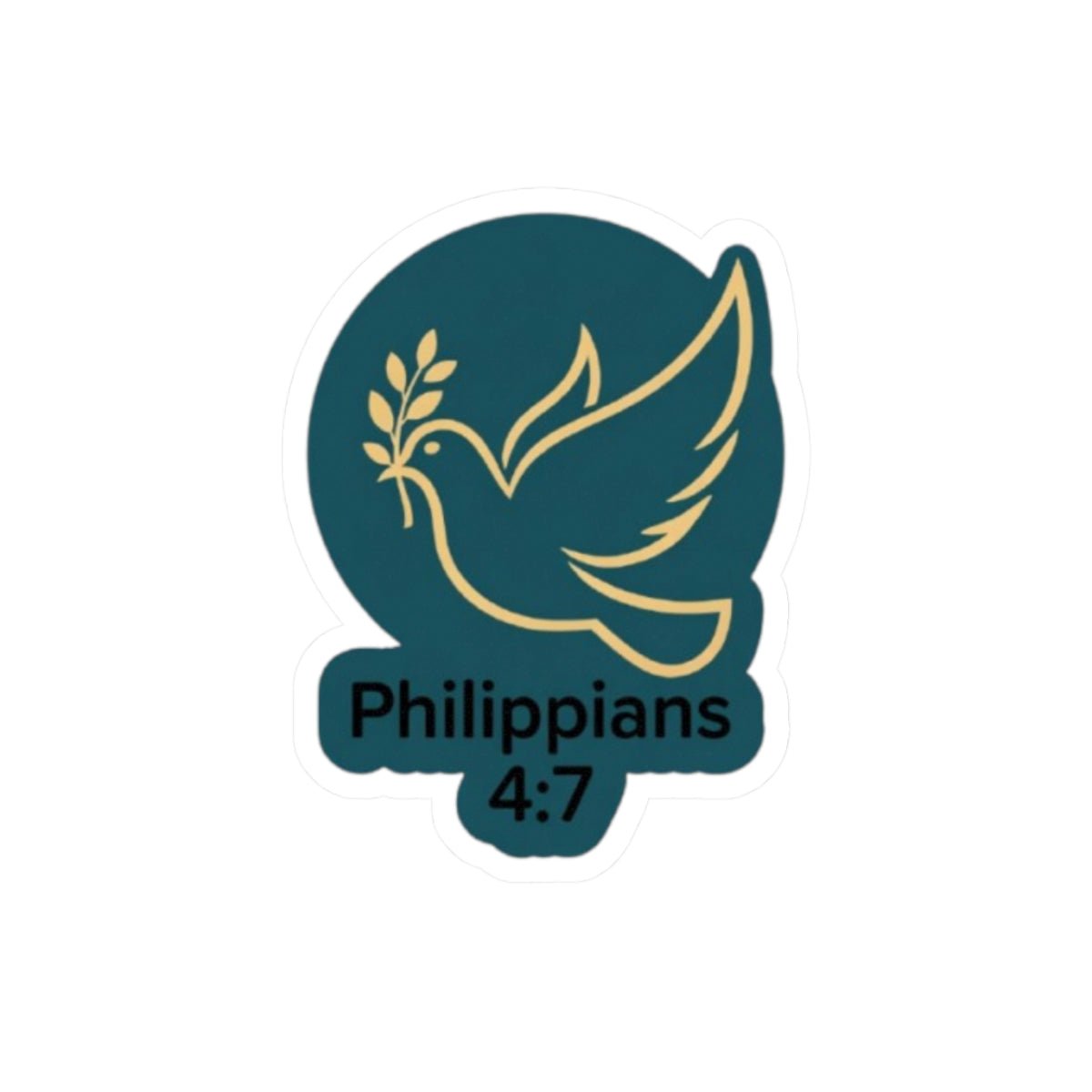 Philippians 4:7 Peace Stickers