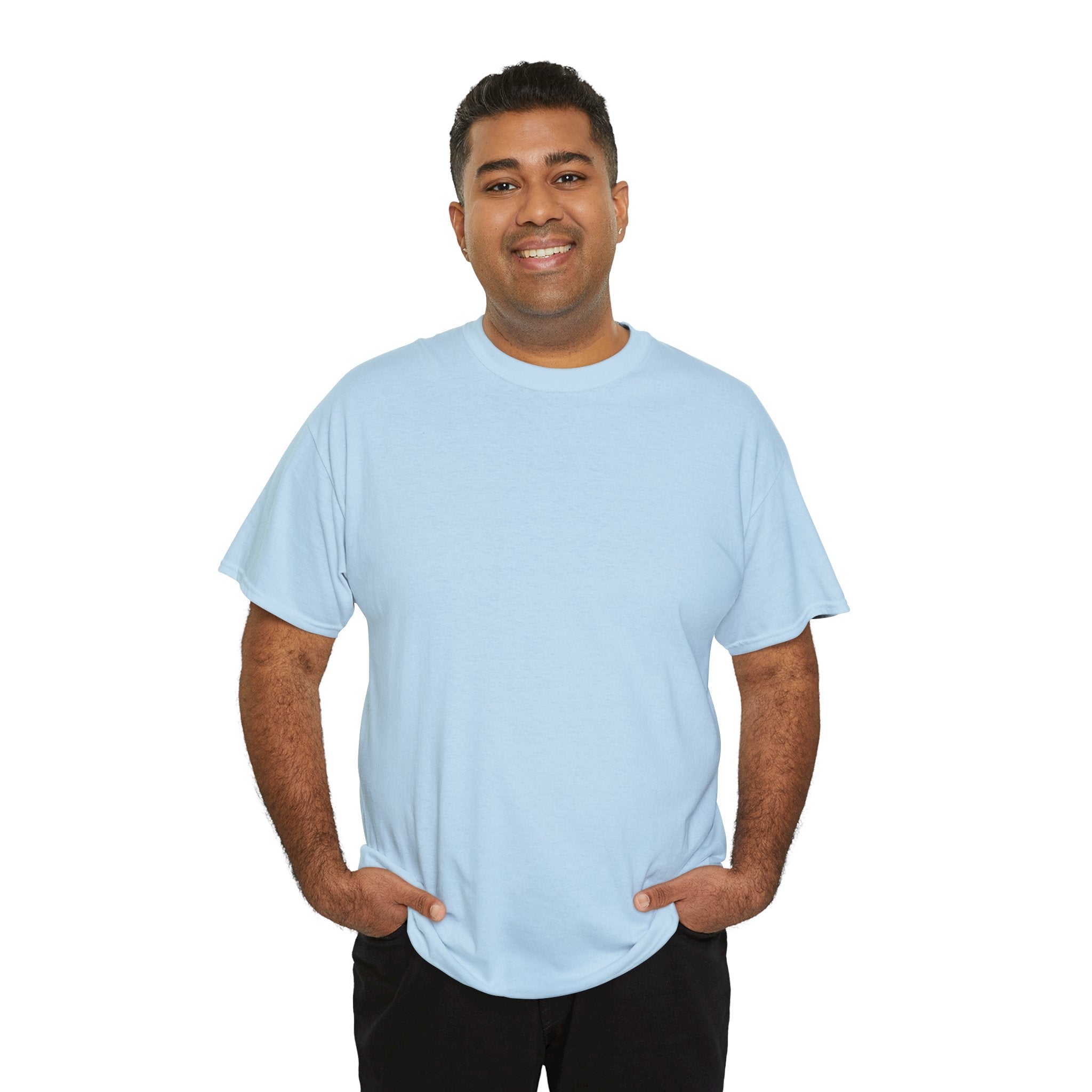 He Carried The Cross Unisex Heavy Cotton Tee - Indescribable Peace CreationsHe Carried The Cross Unisex Heavy Cotton TeeT-Shirt