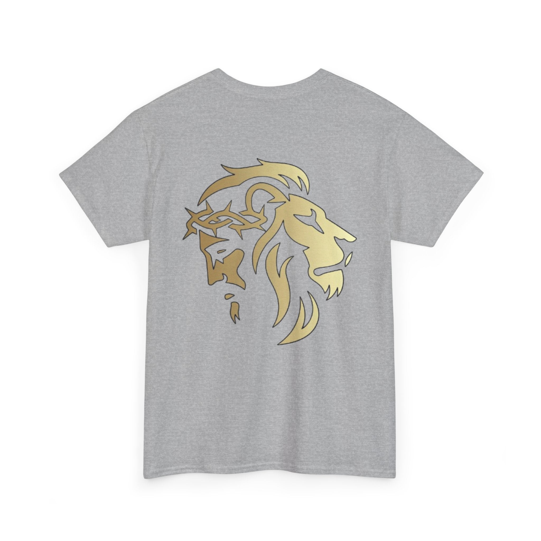 Silhouetted Lion of Judah & Crown of Thorns Jesus T-Shirt - Indescribable Peace CreationsSilhouetted Lion of Judah & Crown of Thorns Jesus T-ShirtT-Shirt