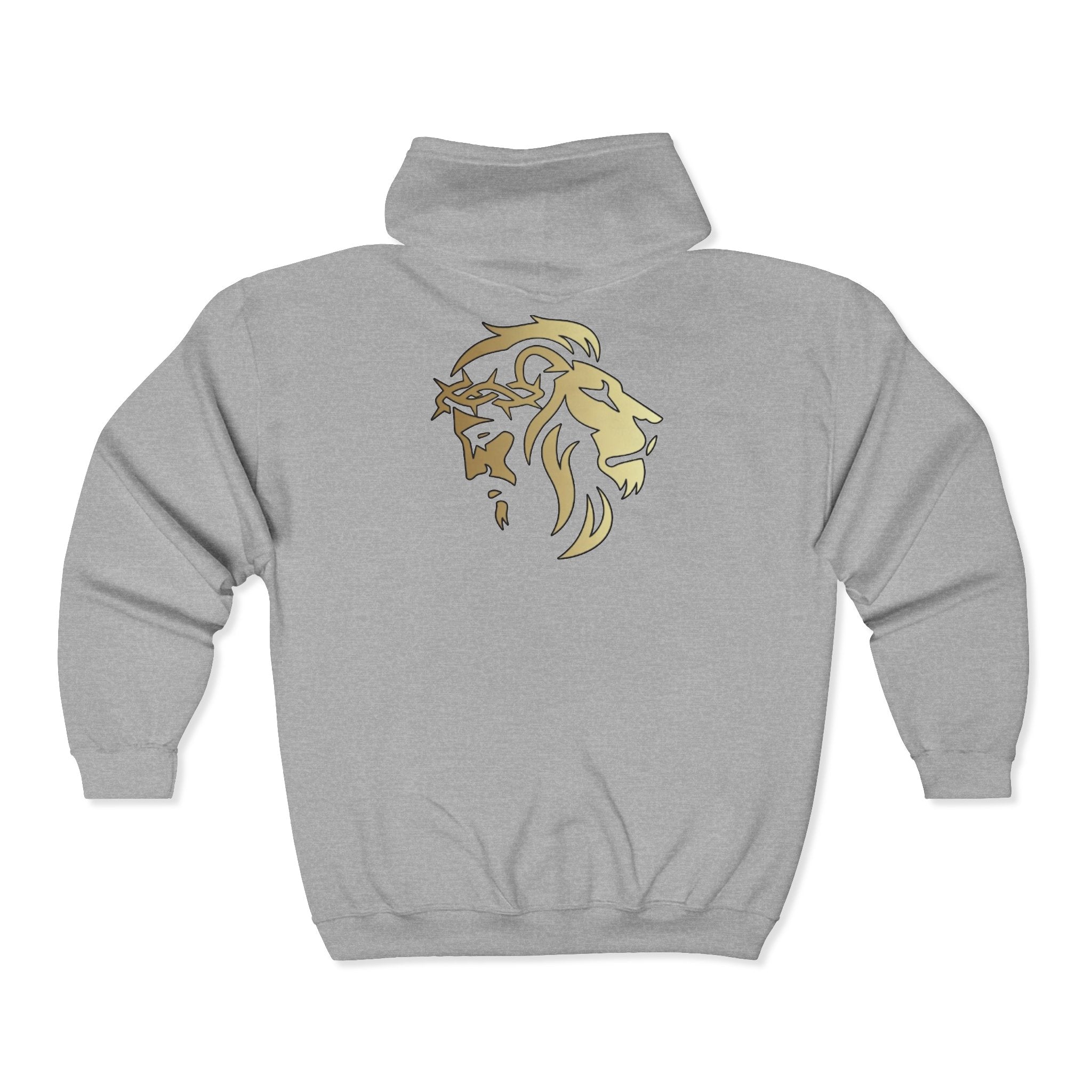 Silhouetted Lion of Judah & Crown of Thorns Jesus Hoodie - Indescribable Peace CreationsSilhouetted Lion of Judah & Crown of Thorns Jesus HoodieHoodie