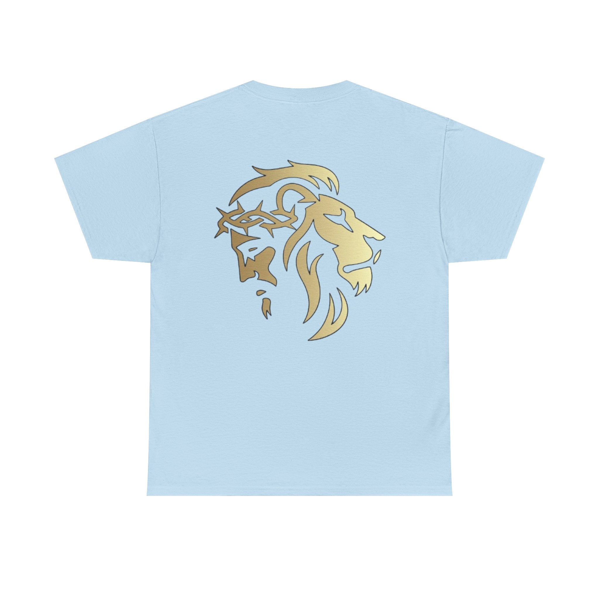 Silhouetted Lion of Judah & Crown of Thorns Jesus T-Shirt - Indescribable Peace CreationsSilhouetted Lion of Judah & Crown of Thorns Jesus T-ShirtT-Shirt