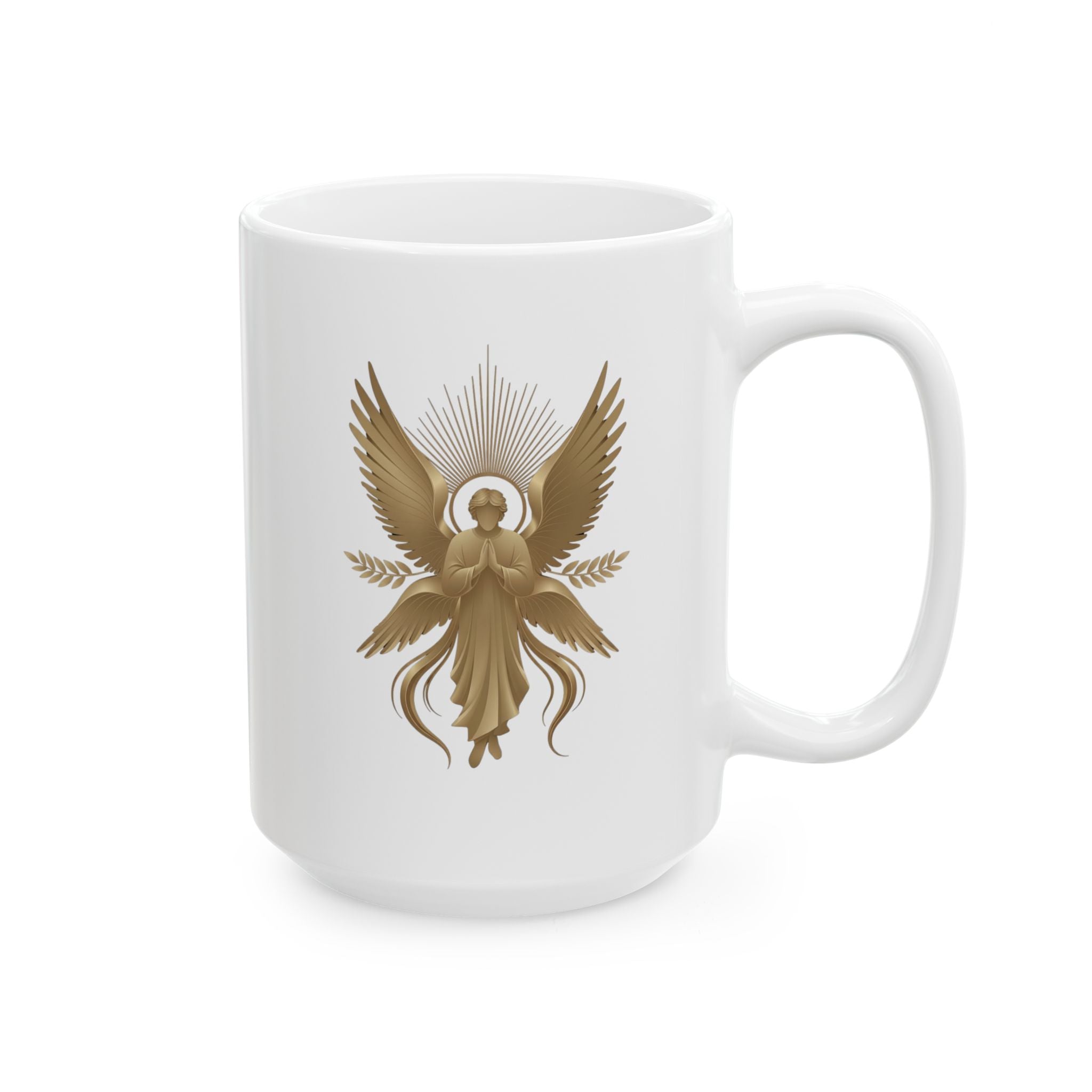 Heavenly Guardian Angel Ceramic Mug (11oz & 15oz) - Indescribable Peace CreationsHeavenly Guardian Angel Ceramic Mug (11oz & 15oz)Mug