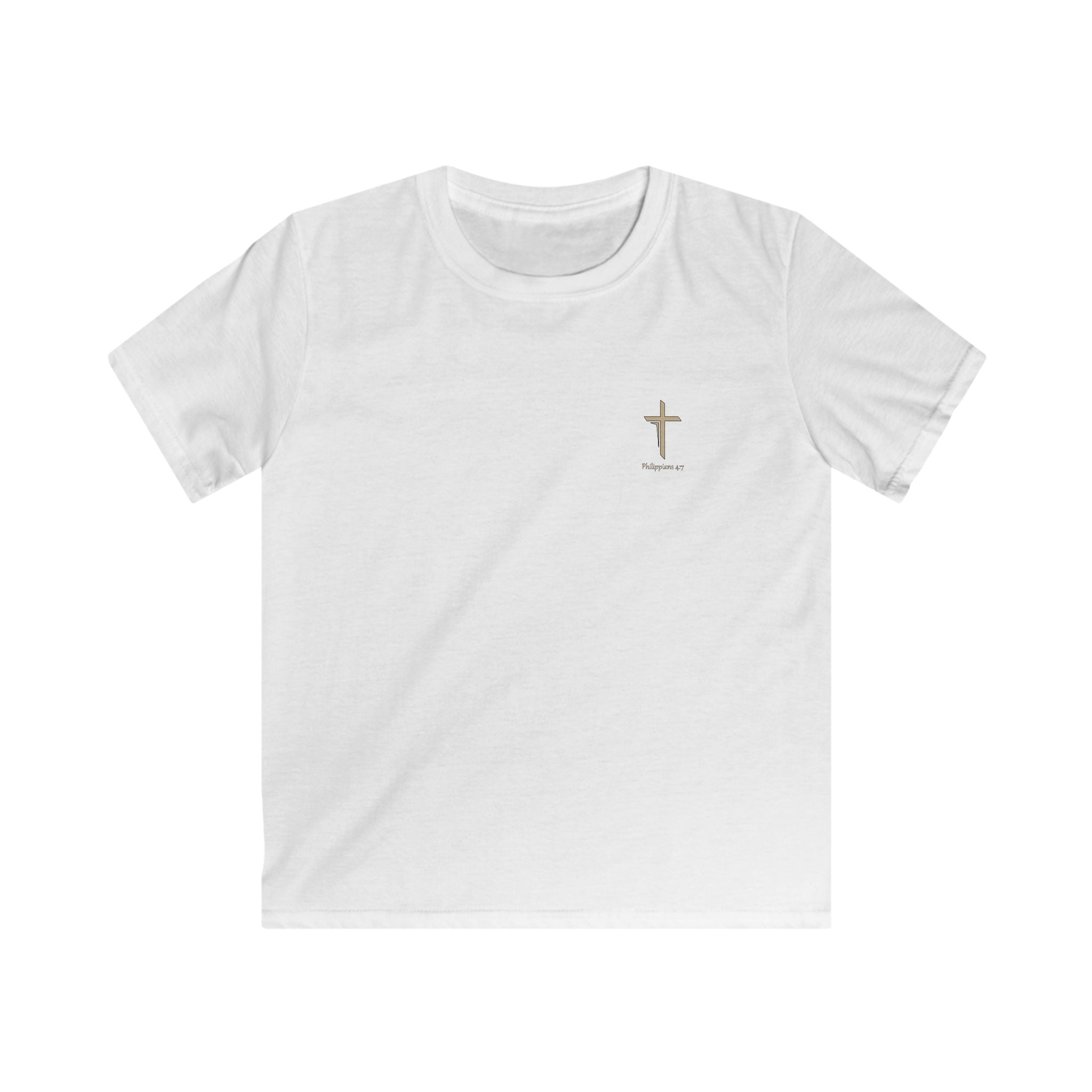 Lion of Judah and Crown of Thorns Jesus Kids Softstyle Tee - Indescribable Peace CreationsLion of Judah and Crown of Thorns Jesus Kids Softstyle TeeKids clothes