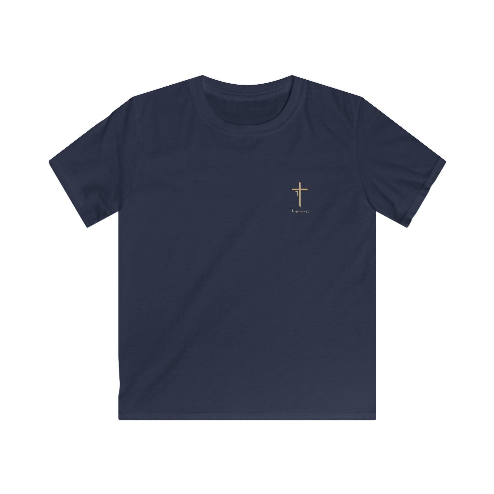 Lion of Judah and Crown of Thorns Jesus Kids Softstyle Tee - Indescribable Peace CreationsLion of Judah and Crown of Thorns Jesus Kids Softstyle TeeKids clothes
