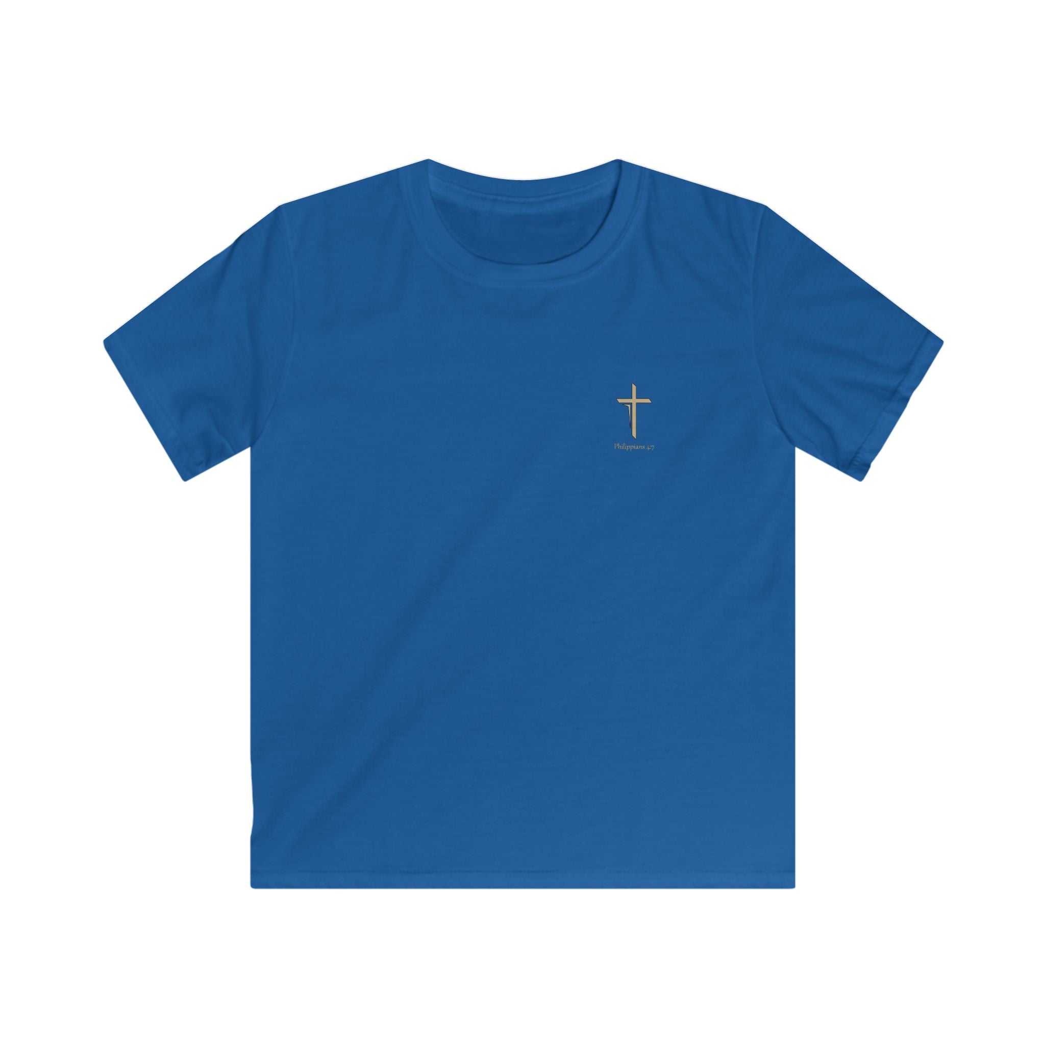 Lion of Judah and Crown of Thorns Jesus Kids Softstyle Tee - Indescribable Peace CreationsLion of Judah and Crown of Thorns Jesus Kids Softstyle TeeKids clothes