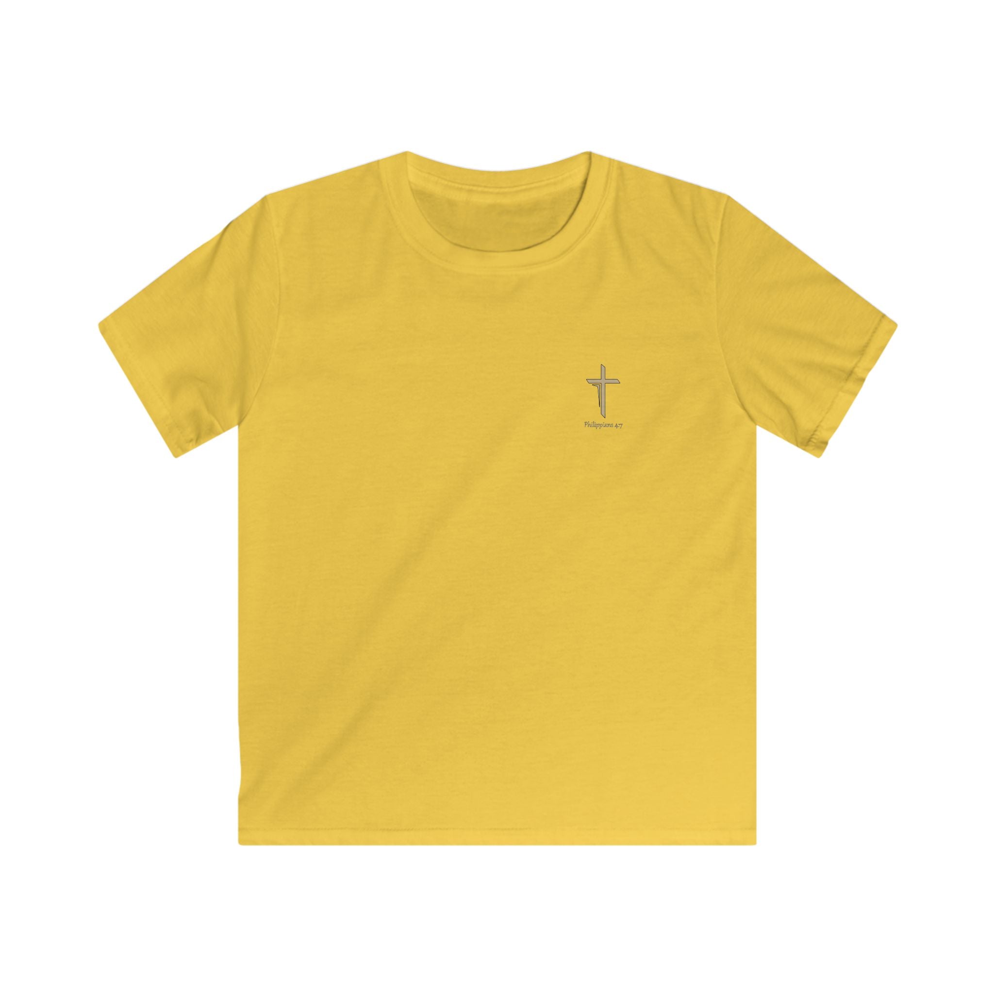 Lion of Judah and Crown of Thorns Jesus Kids Softstyle Tee - Indescribable Peace CreationsLion of Judah and Crown of Thorns Jesus Kids Softstyle TeeKids clothes