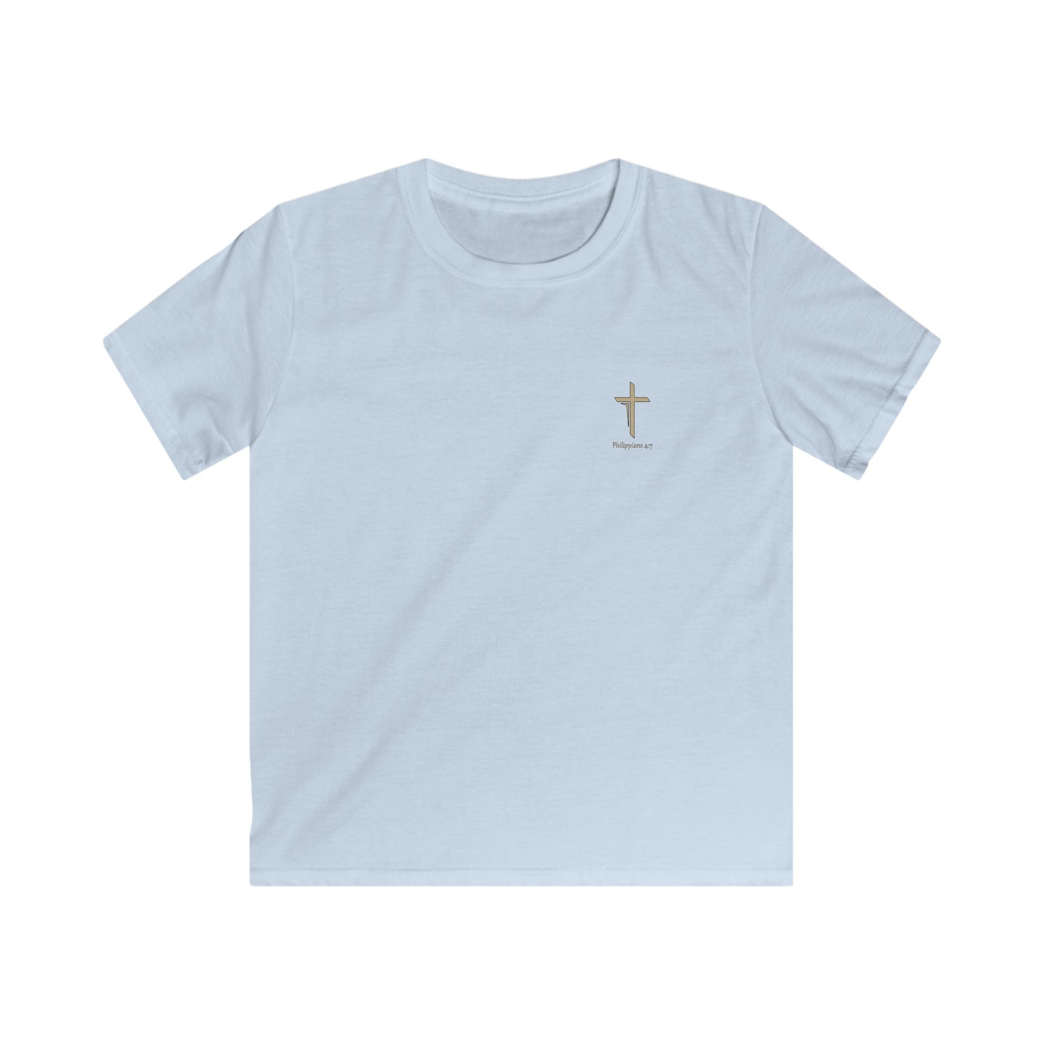 Lion of Judah and Crown of Thorns Jesus Kids Softstyle Tee - Indescribable Peace CreationsLion of Judah and Crown of Thorns Jesus Kids Softstyle TeeKids clothes