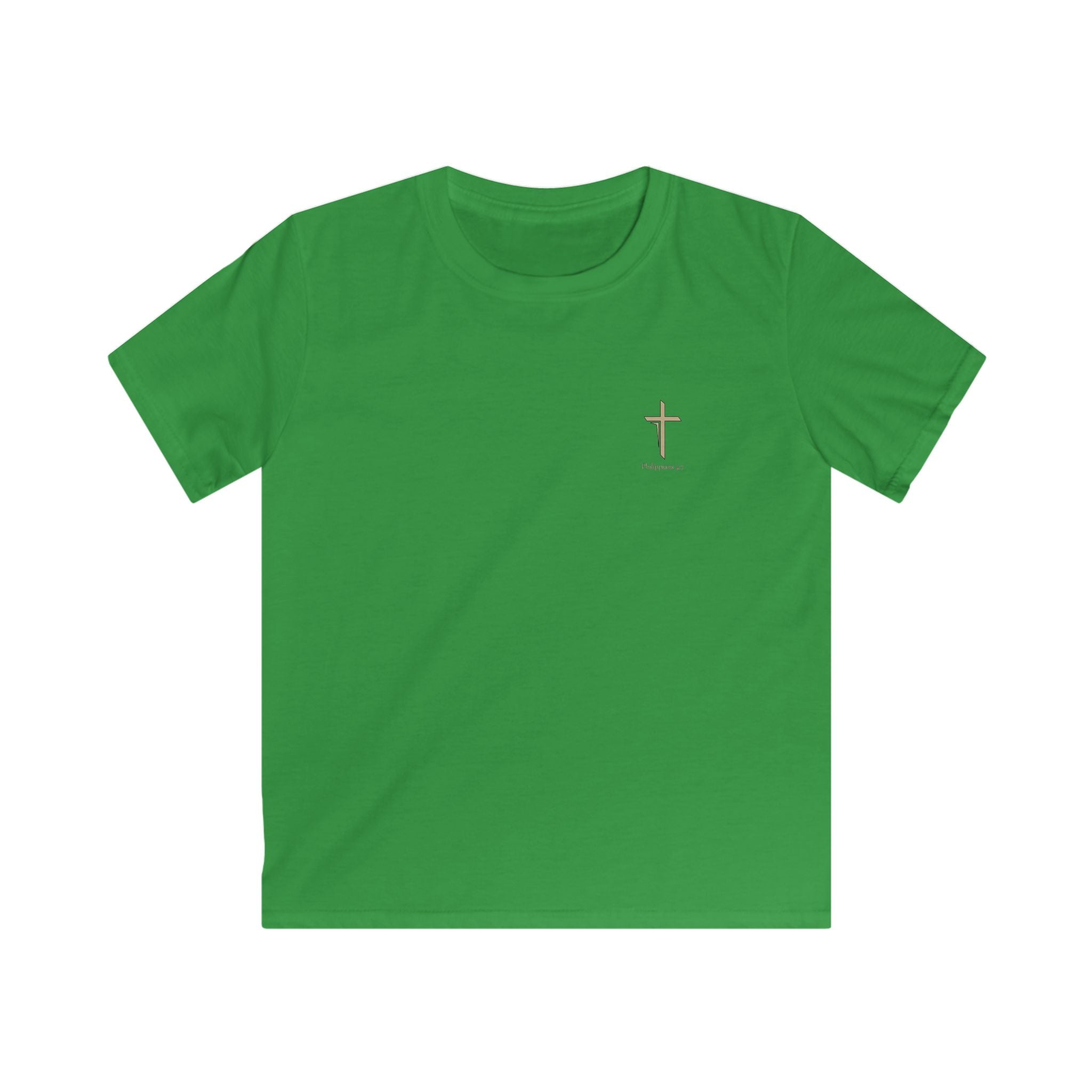 Lion of Judah and Crown of Thorns Jesus Kids Softstyle Tee - Indescribable Peace CreationsLion of Judah and Crown of Thorns Jesus Kids Softstyle TeeKids clothes