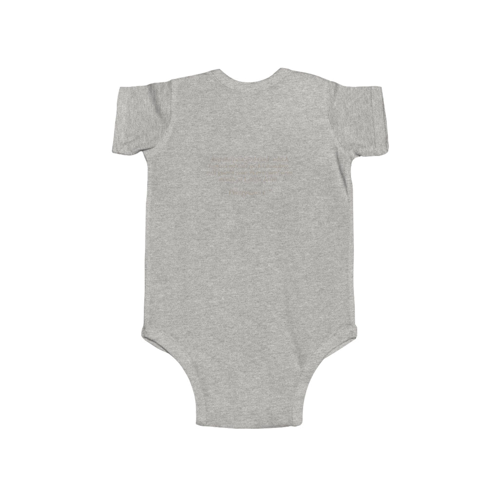 Lion of Judah and Crown of Thorns Jesus Infant Jersey Bodysuit