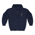 Silhouetted Lion of Judah & Crown of Thorns Jesus Hoodie - Indescribable Peace CreationsSilhouetted Lion of Judah & Crown of Thorns Jesus HoodieHoodie