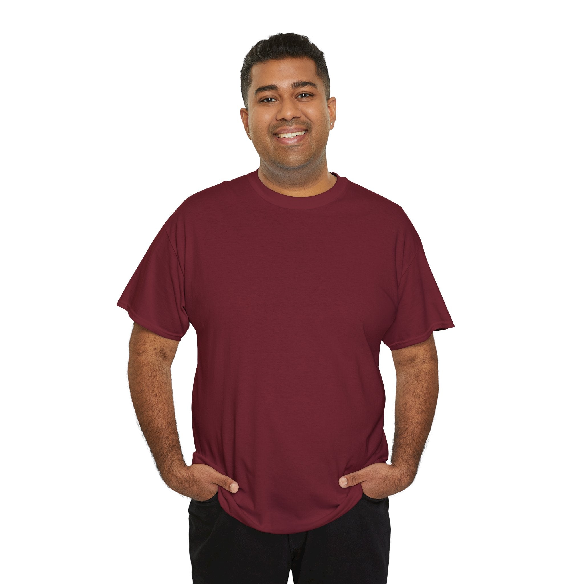 He Carried The Cross Unisex Heavy Cotton Tee - Indescribable Peace CreationsHe Carried The Cross Unisex Heavy Cotton TeeT-Shirt