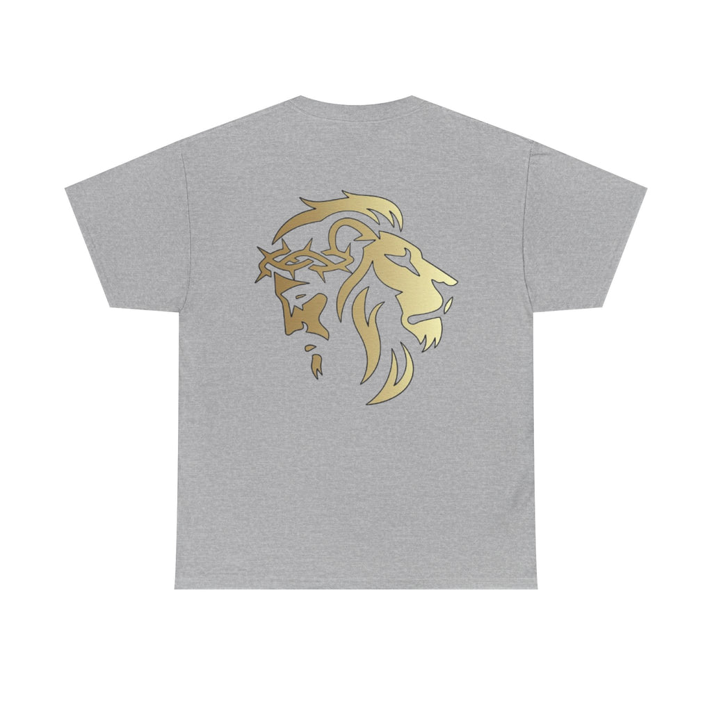 Silhouetted Lion of Judah & Crown of Thorns Jesus T-Shirt - Indescribable Peace CreationsSilhouetted Lion of Judah & Crown of Thorns Jesus T-ShirtT-Shirt