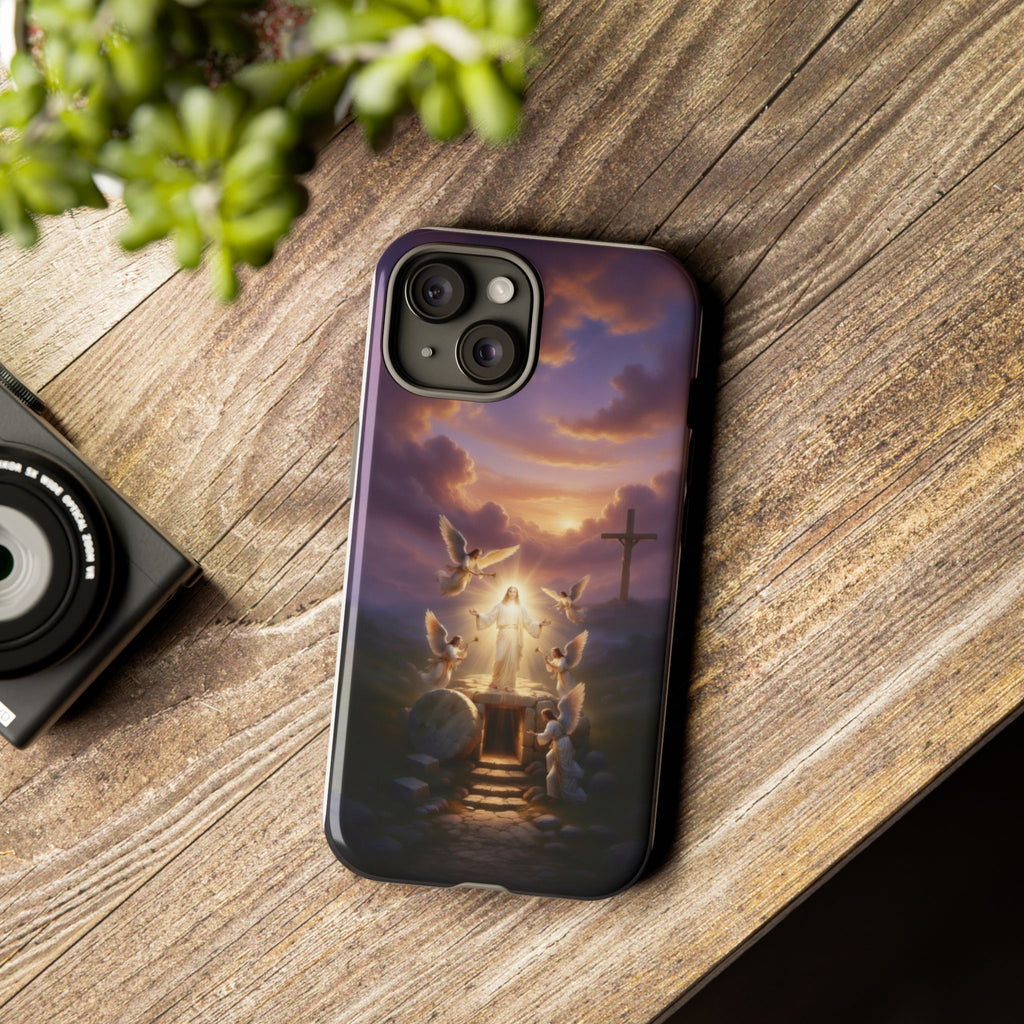 Radiant Jesus Resurrection Phone Case (many different phone types) - Indescribable Peace CreationsRadiant Jesus Resurrection Phone Case (many different phone types)Phone Case