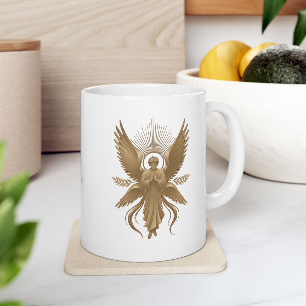 Heavenly Guardian Angel Ceramic Mug (11oz & 15oz) - Indescribable Peace CreationsHeavenly Guardian Angel Ceramic Mug (11oz & 15oz)Mug