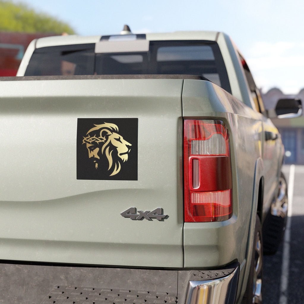 Lion of Judah and Crown of Thorns Jesus Car Magnets - Indescribable Peace CreationsLion of Judah and Crown of Thorns Jesus Car MagnetsHome Decor