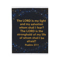 Psalms 27:1 Plush Blanket - Indescribable Peace CreationsPsalms 27:1 Plush BlanketAll Over Prints