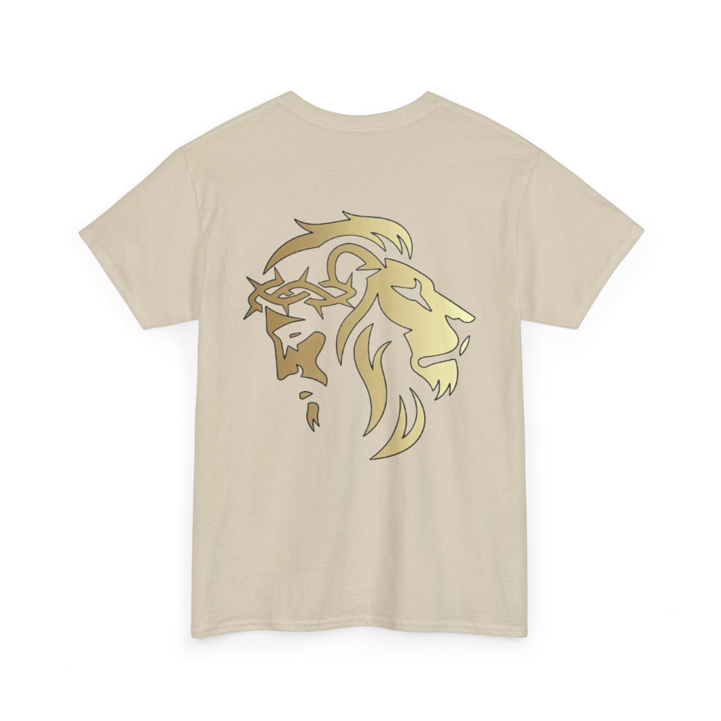Silhouetted Lion of Judah & Crown of Thorns Jesus T-Shirt - Indescribable Peace CreationsSilhouetted Lion of Judah & Crown of Thorns Jesus T-ShirtT-Shirt