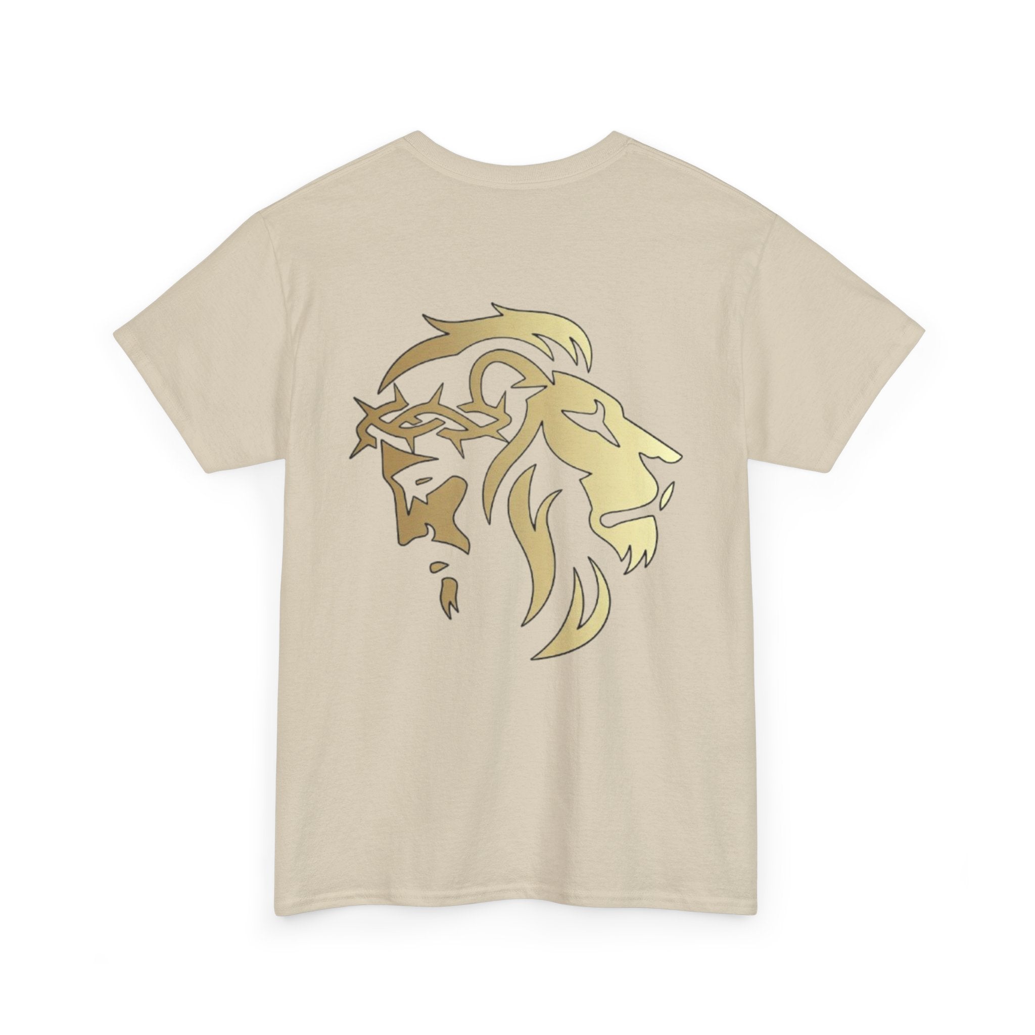 Silhouetted Lion of Judah & Crown of Thorns Jesus T-Shirt - Indescribable Peace CreationsSilhouetted Lion of Judah & Crown of Thorns Jesus T-ShirtT-Shirt