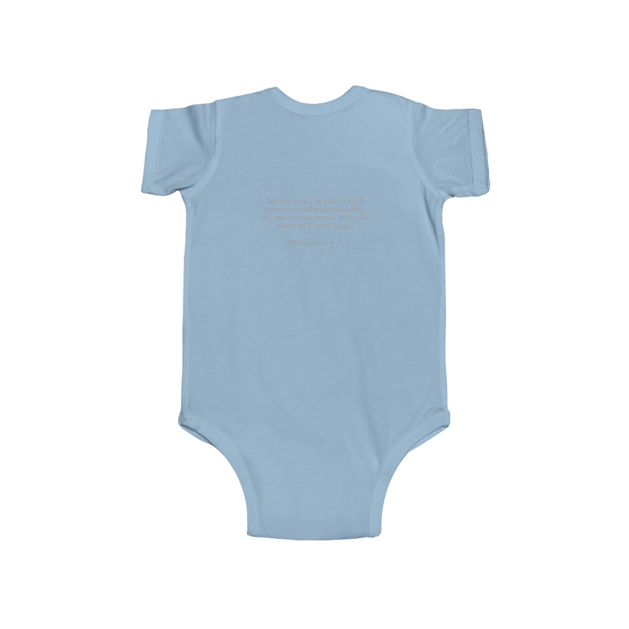 Lion of Judah and Crown of Thorns Jesus Infant Jersey Bodysuit - Indescribable Peace CreationsLion of Judah and Crown of Thorns Jesus Infant Jersey BodysuitKids clothes
