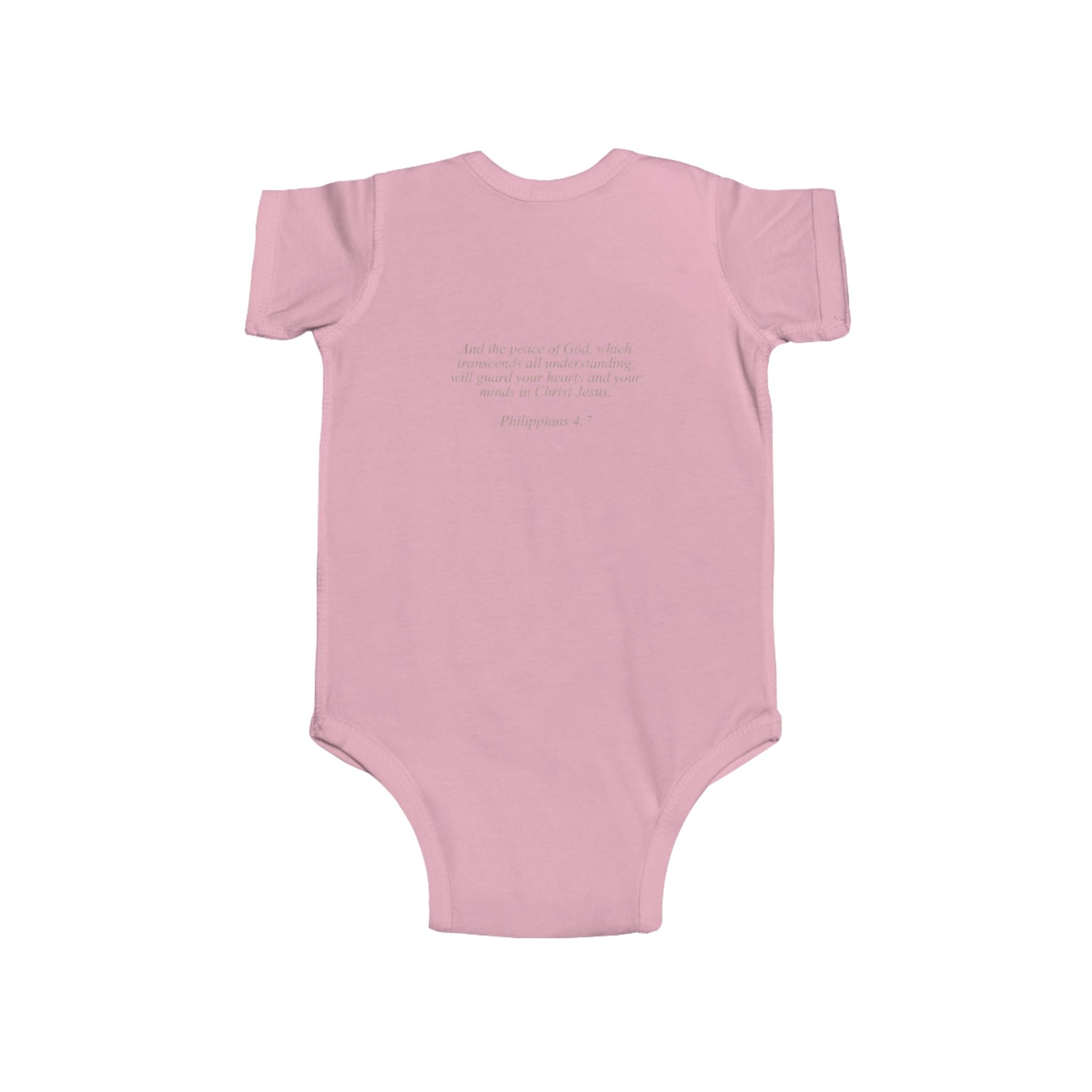 Lion of Judah and Crown of Thorns Jesus Infant Jersey Bodysuit - Indescribable Peace CreationsLion of Judah and Crown of Thorns Jesus Infant Jersey BodysuitKids clothes