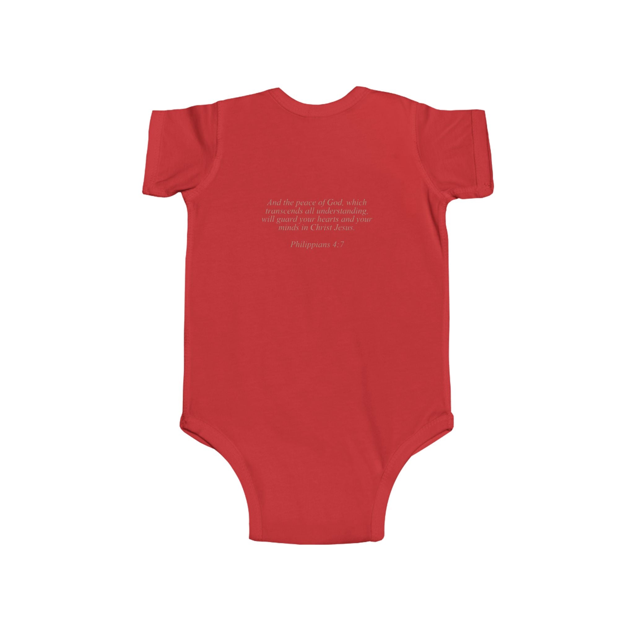Lion of Judah and Crown of Thorns Jesus Infant Jersey Bodysuit - Indescribable Peace CreationsLion of Judah and Crown of Thorns Jesus Infant Jersey BodysuitKids clothes