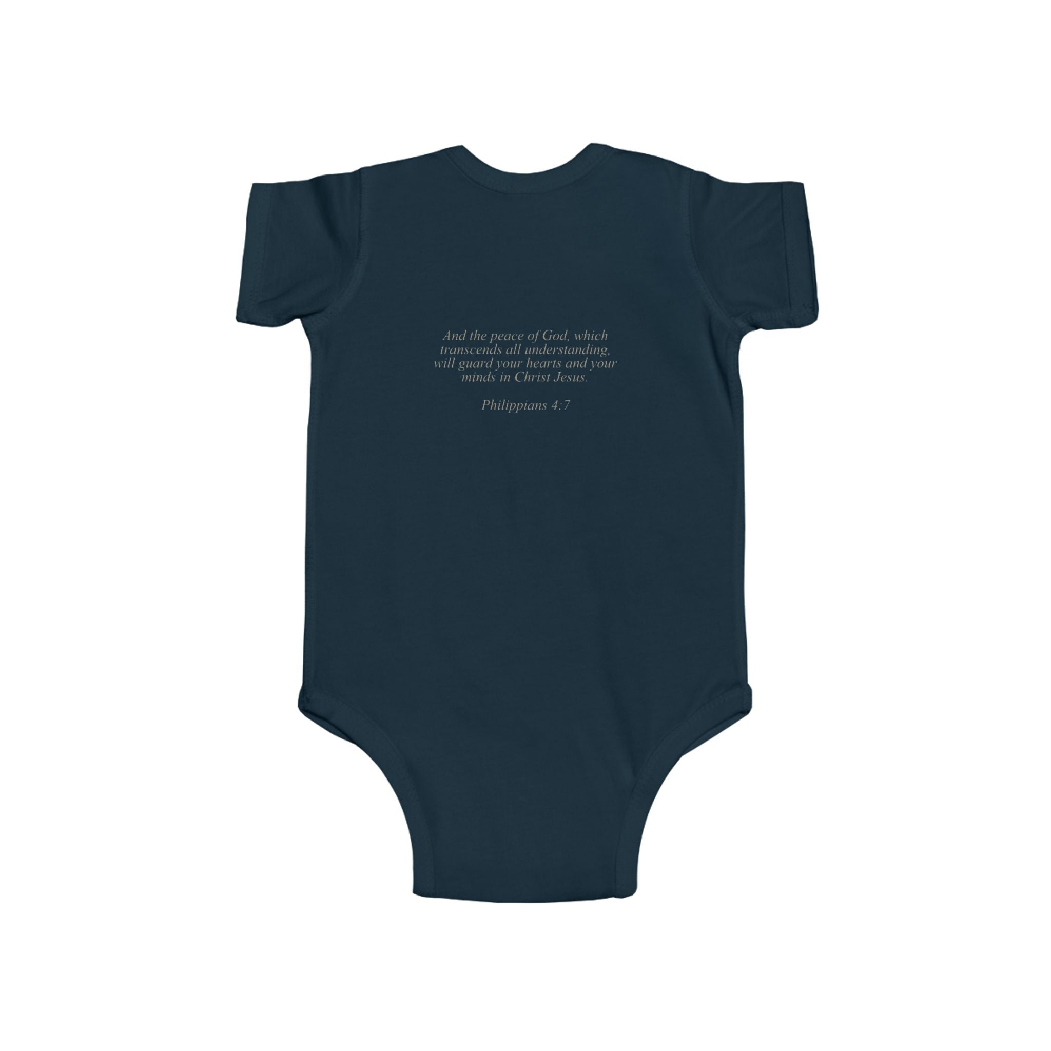 Lion of Judah and Crown of Thorns Jesus Infant Jersey Bodysuit - Indescribable Peace CreationsLion of Judah and Crown of Thorns Jesus Infant Jersey BodysuitKids clothes