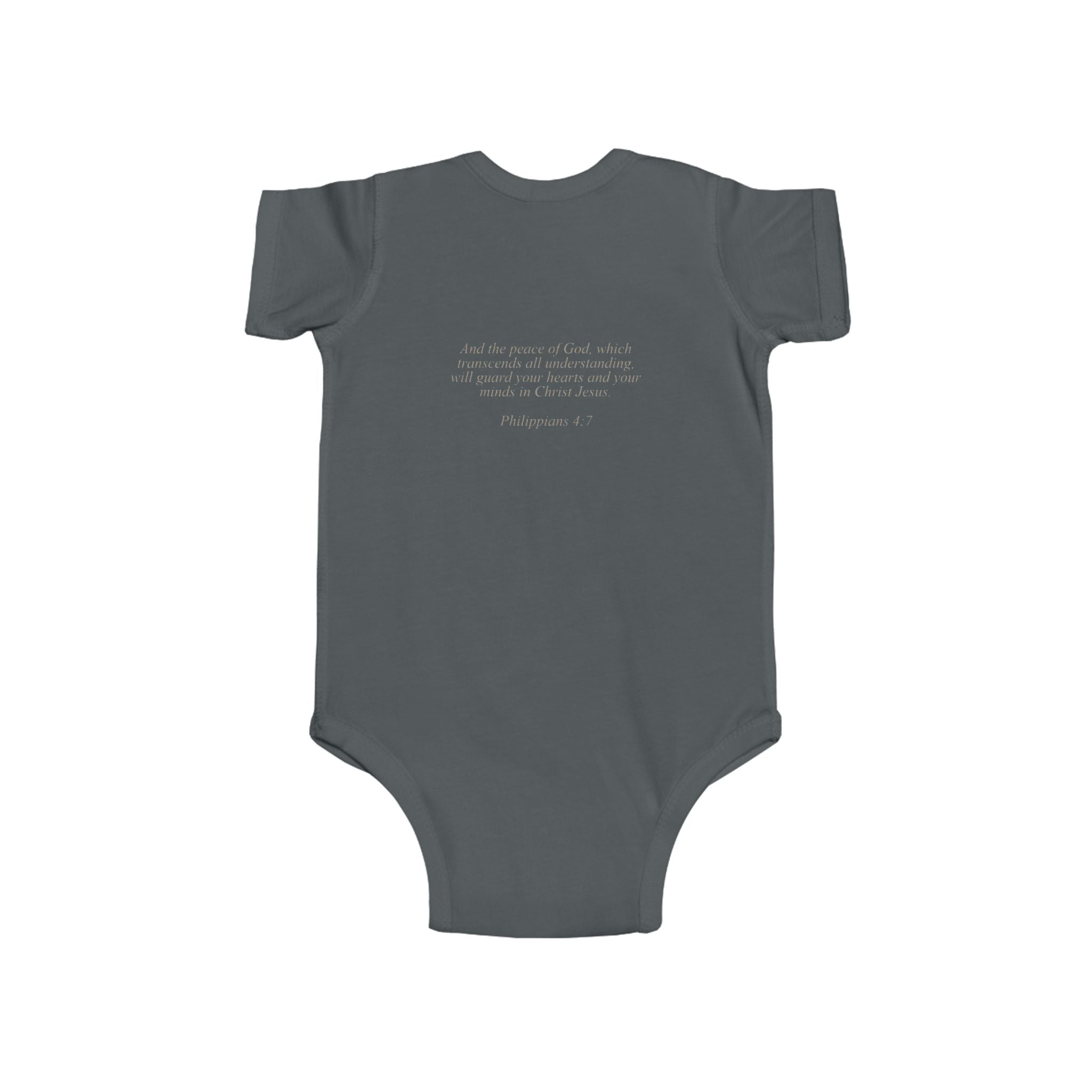 Lion of Judah and Crown of Thorns Jesus Infant Jersey Bodysuit - Indescribable Peace CreationsLion of Judah and Crown of Thorns Jesus Infant Jersey BodysuitKids clothes