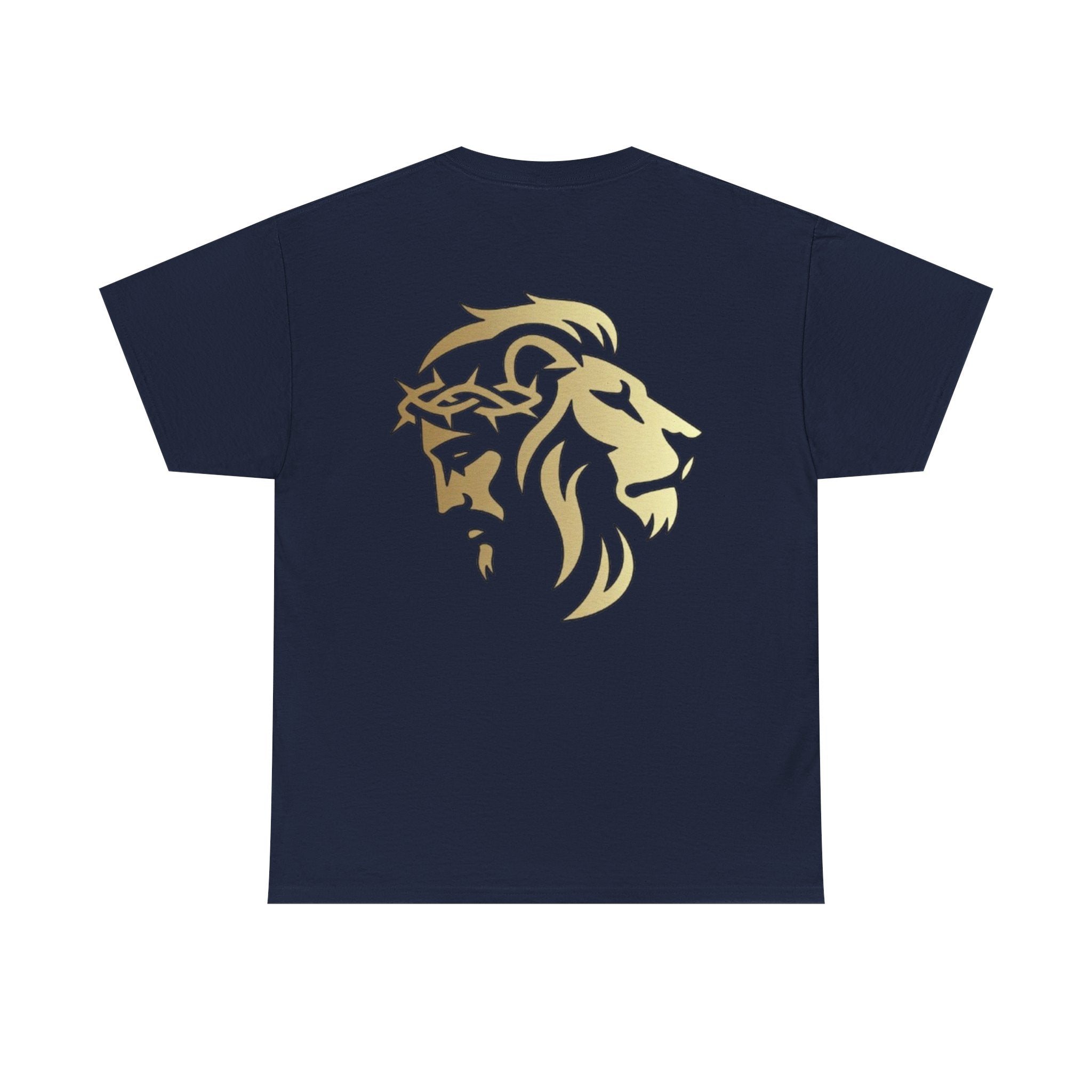 Silhouetted Lion of Judah & Crown of Thorns Jesus T-Shirt - Indescribable Peace CreationsSilhouetted Lion of Judah & Crown of Thorns Jesus T-ShirtT-Shirt