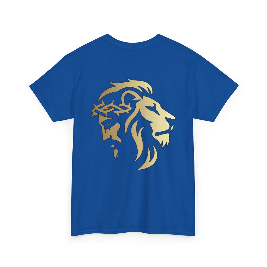Silhouetted Lion of Judah & Crown of Thorns Jesus T-Shirt - Indescribable Peace CreationsSilhouetted Lion of Judah & Crown of Thorns Jesus T-ShirtT-Shirt