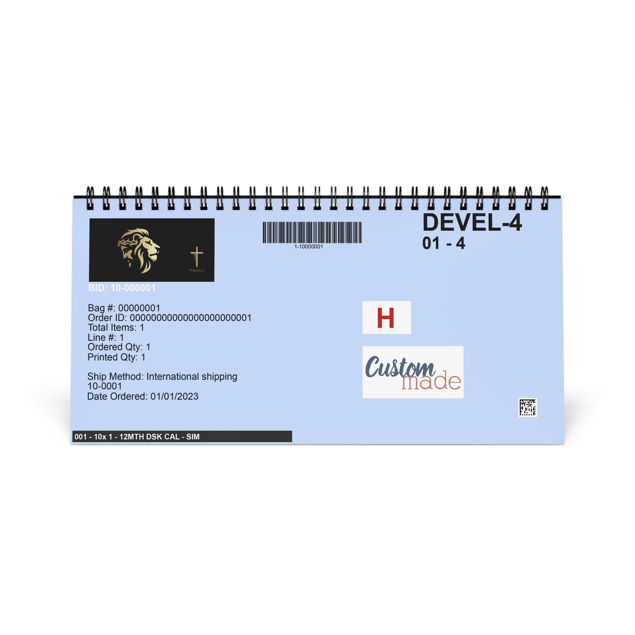 Lion of Judah and Crown of Thorns Jesus silhouette Desktop Calendar (2026 grid) - Indescribable Peace CreationsLion of Judah and Crown of Thorns Jesus silhouette Desktop Calendar (2026 grid)Calendar