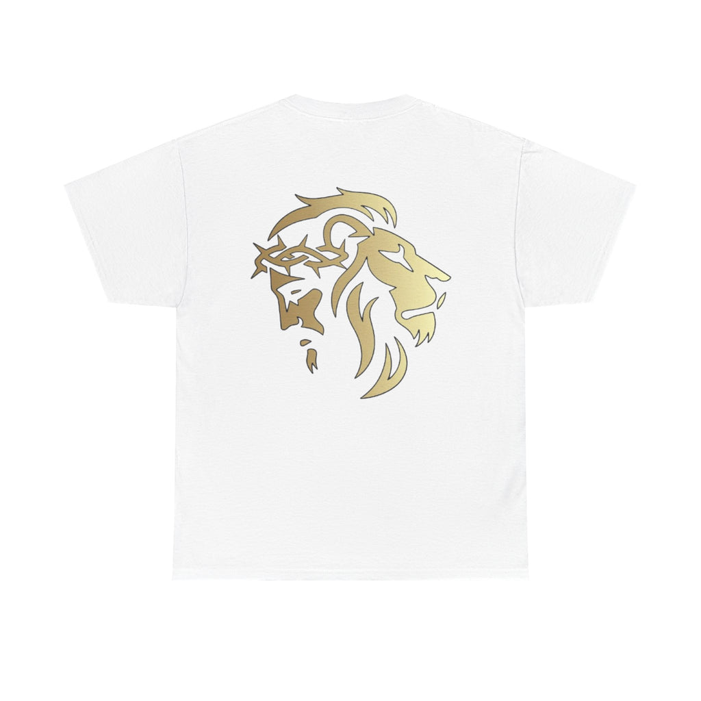 Silhouetted Lion of Judah & Crown of Thorns Jesus T-Shirt - Indescribable Peace CreationsSilhouetted Lion of Judah & Crown of Thorns Jesus T-ShirtT-Shirt