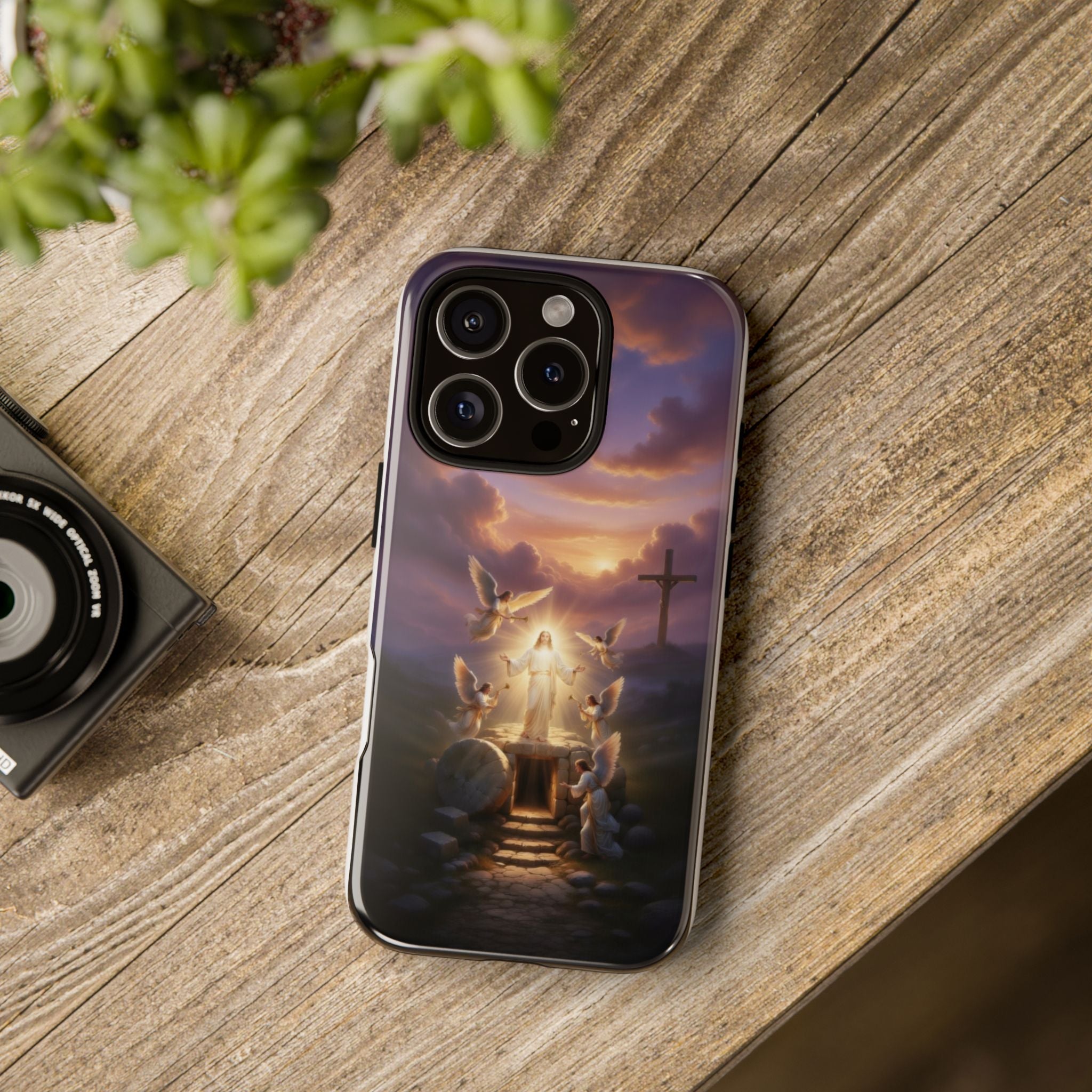 Radiant Jesus Resurrection Phone Case (many different phone types) - Indescribable Peace CreationsRadiant Jesus Resurrection Phone Case (many different phone types)Phone Case