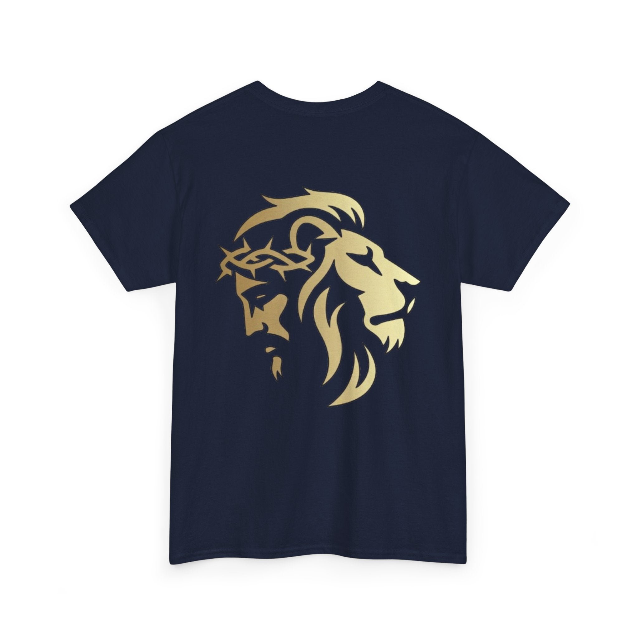Silhouetted Lion of Judah & Crown of Thorns Jesus T-Shirt - Indescribable Peace CreationsSilhouetted Lion of Judah & Crown of Thorns Jesus T-ShirtT-Shirt