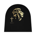 Lion of Judah & Crown of Thorns Baby Beanie - Indescribable Peace CreationsLion of Judah & Crown of Thorns Baby BeanieAll Over Prints