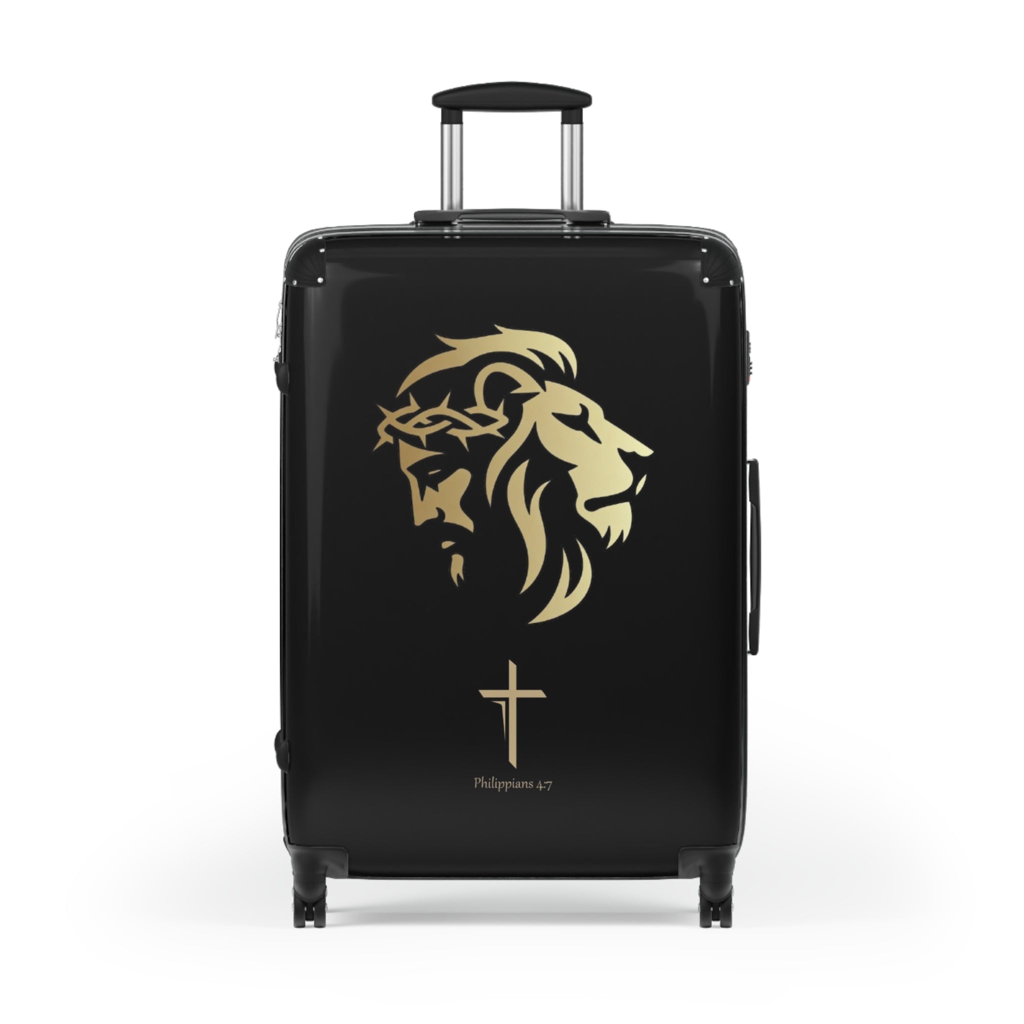 Lion of Judah and Crown of Thorns Jesus Suitcase - Indescribable Peace CreationsLion of Judah and Crown of Thorns Jesus SuitcaseBags