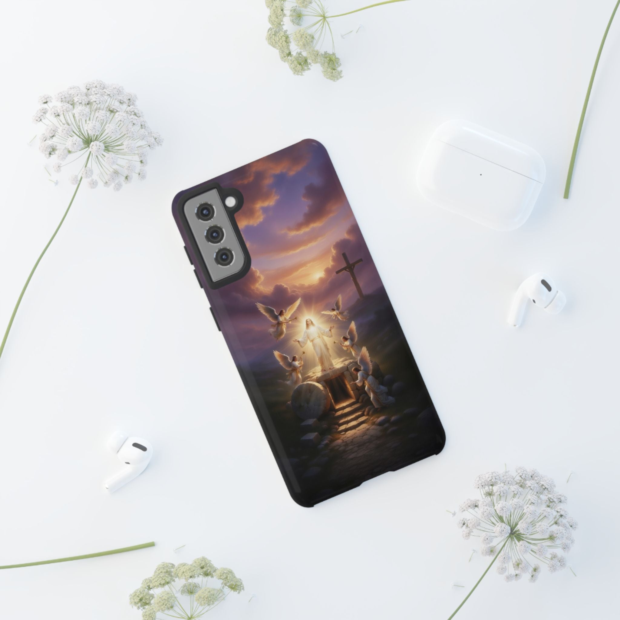 Radiant Jesus Resurrection Phone Case (many different phone types) - Indescribable Peace CreationsRadiant Jesus Resurrection Phone Case (many different phone types)Phone Case