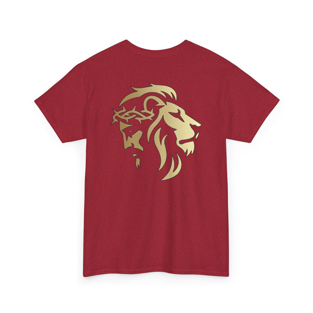 Lion of Judah & Crown of Thorns Jesus T-Shirt (More Colors USA only Gold Design) - Indescribable Peace CreationsLion of Judah & Crown of Thorns Jesus T-Shirt (More Colors USA only Gold Design)T-Shirt