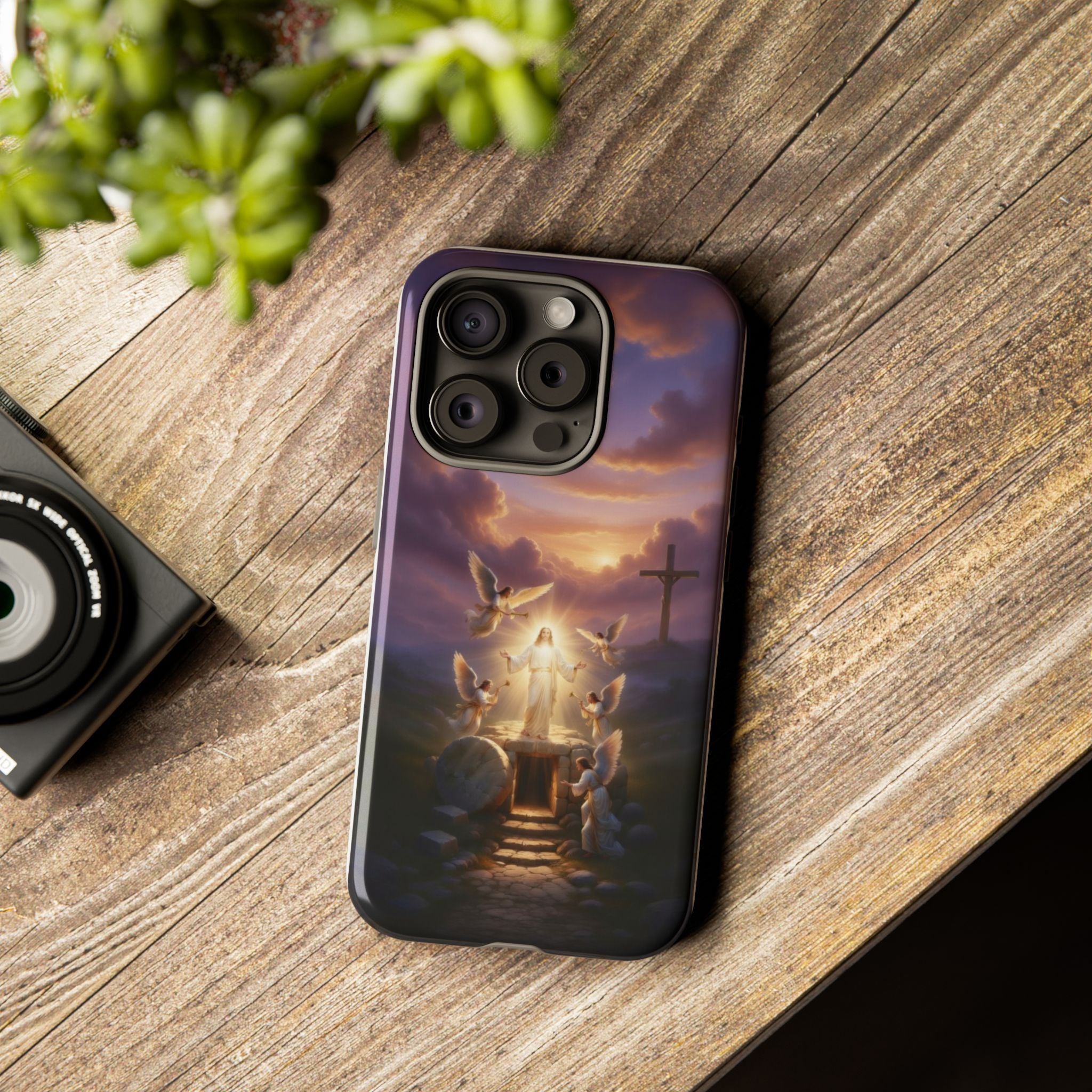Radiant Jesus Resurrection Phone Case (many different phone types) - Indescribable Peace CreationsRadiant Jesus Resurrection Phone Case (many different phone types)Phone Case