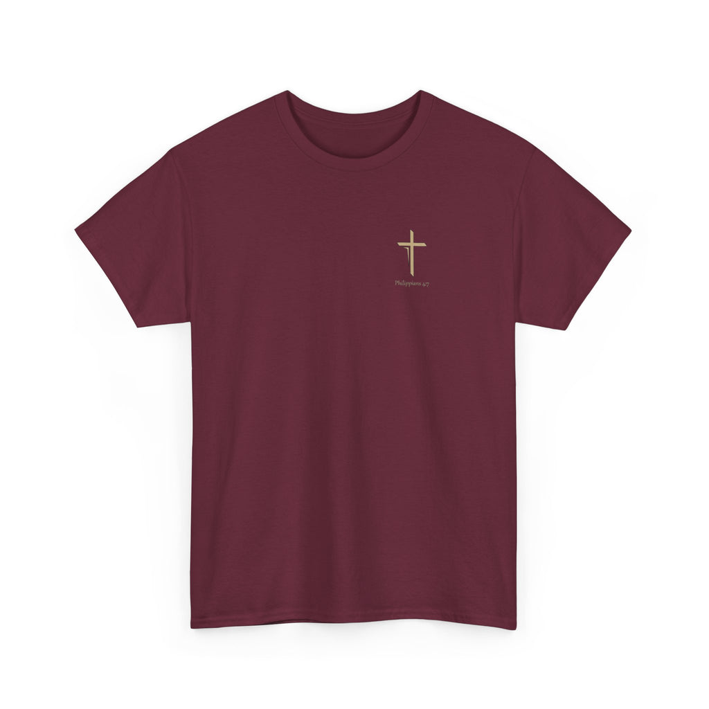 Silhouetted Lion of Judah & Crown of Thorns Jesus T-Shirt - Indescribable Peace CreationsSilhouetted Lion of Judah & Crown of Thorns Jesus T-ShirtT-Shirt