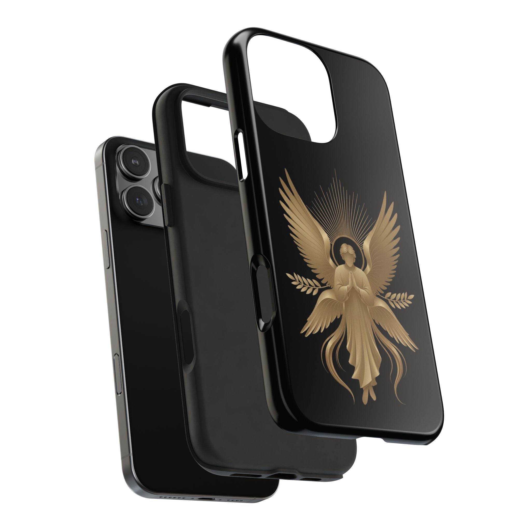 Heavenly Guardian Angel Tough Phone Case - Indescribable Peace CreationsHeavenly Guardian Angel Tough Phone CasePhone Case