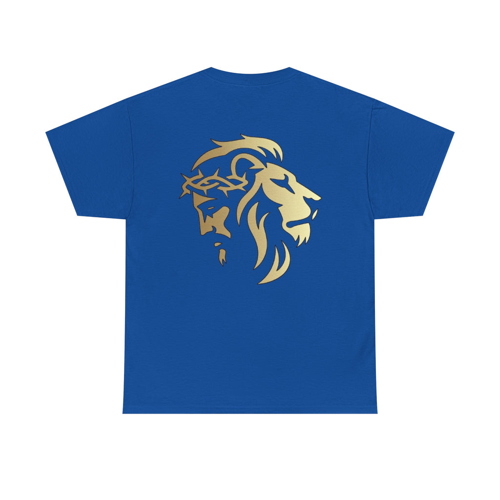 Silhouetted Lion of Judah & Crown of Thorns Jesus T-Shirt - Indescribable Peace CreationsSilhouetted Lion of Judah & Crown of Thorns Jesus T-ShirtT-Shirt