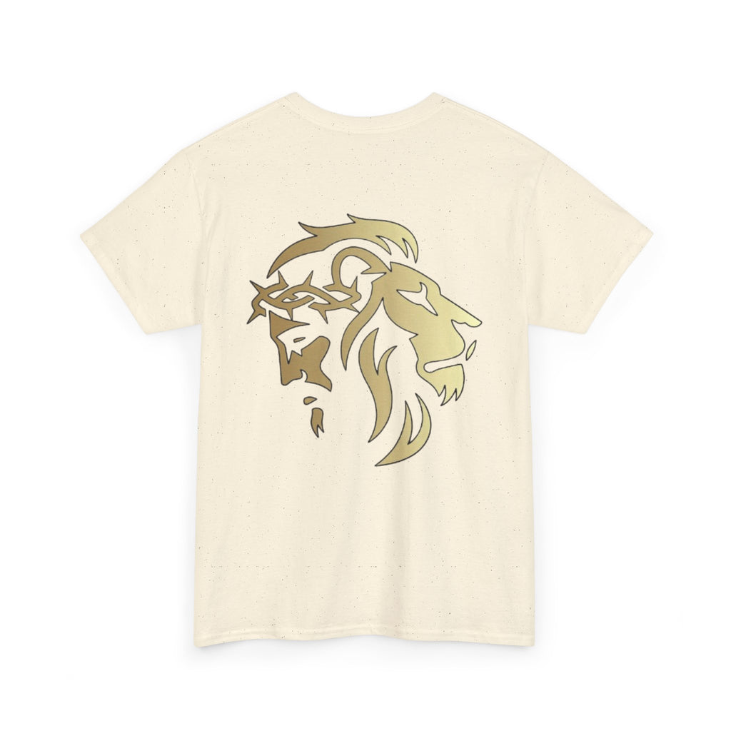 Silhouetted Lion of Judah & Crown of Thorns Jesus T-Shirt - Indescribable Peace CreationsSilhouetted Lion of Judah & Crown of Thorns Jesus T-ShirtT-Shirt
