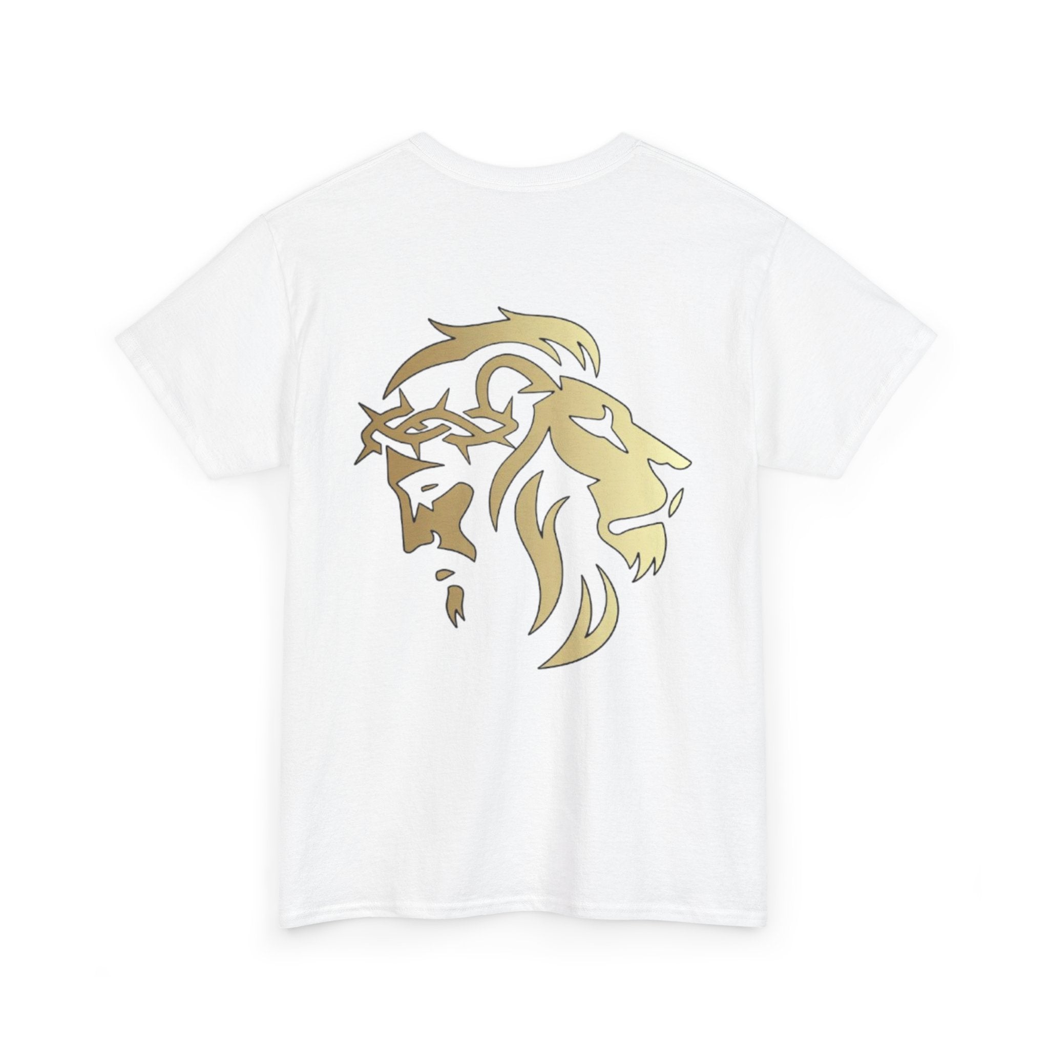 Silhouetted Lion of Judah & Crown of Thorns Jesus T-Shirt - Indescribable Peace CreationsSilhouetted Lion of Judah & Crown of Thorns Jesus T-ShirtT-Shirt