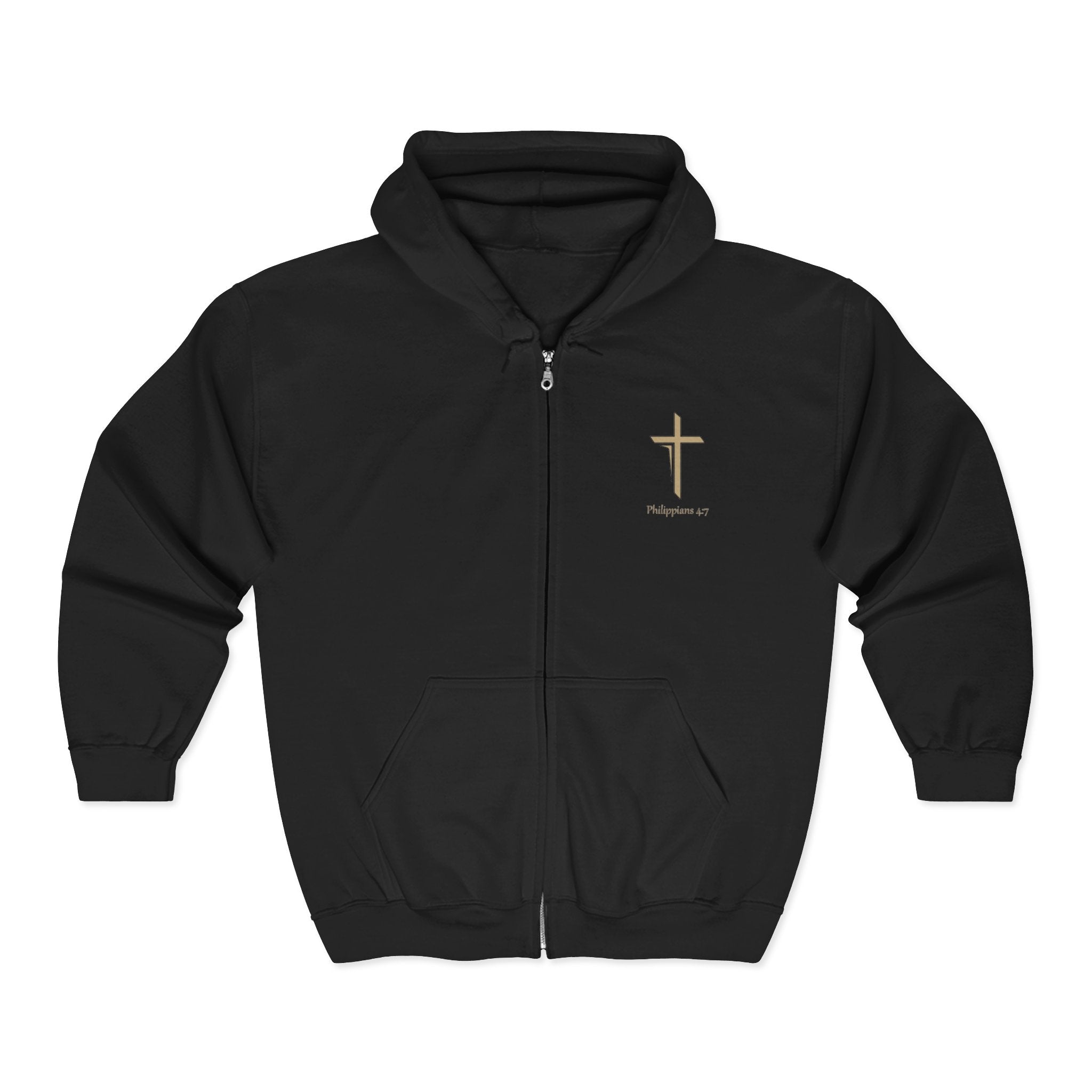 Silhouetted Lion of Judah & Crown of Thorns Jesus Hoodie - Indescribable Peace CreationsSilhouetted Lion of Judah & Crown of Thorns Jesus HoodieHoodie