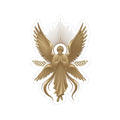 Heavenly Guardian Angel Sticker - Indescribable Peace CreationsHeavenly Guardian Angel StickerPaper products