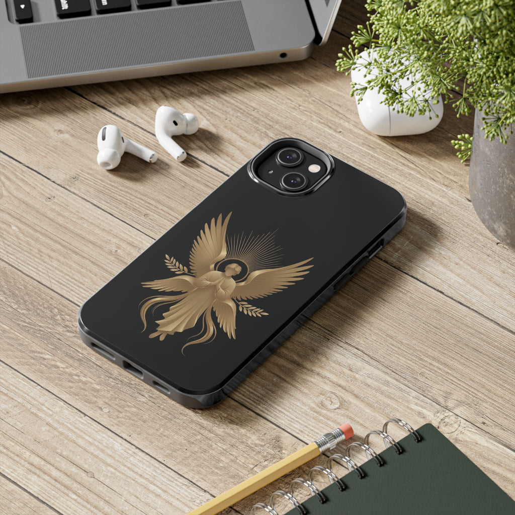 Heavenly Guardian Angel Tough Phone Case - Indescribable Peace CreationsHeavenly Guardian Angel Tough Phone CasePhone Case