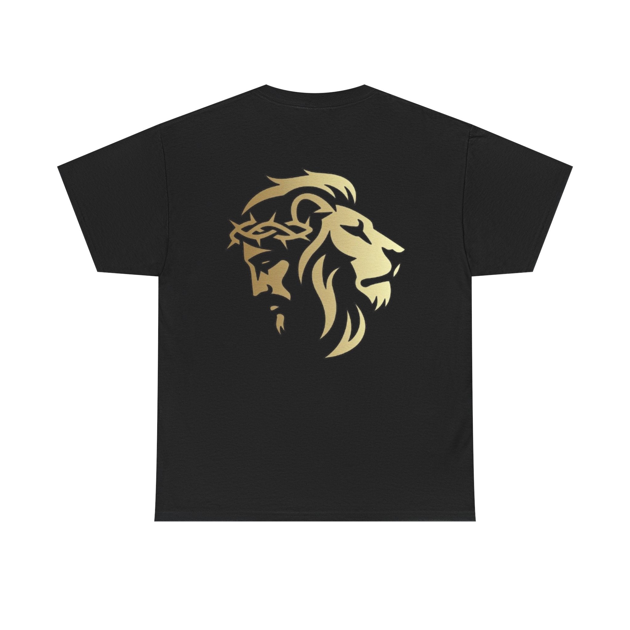 Silhouetted Lion of Judah & Crown of Thorns Jesus T-Shirt - Indescribable Peace CreationsSilhouetted Lion of Judah & Crown of Thorns Jesus T-ShirtT-Shirt