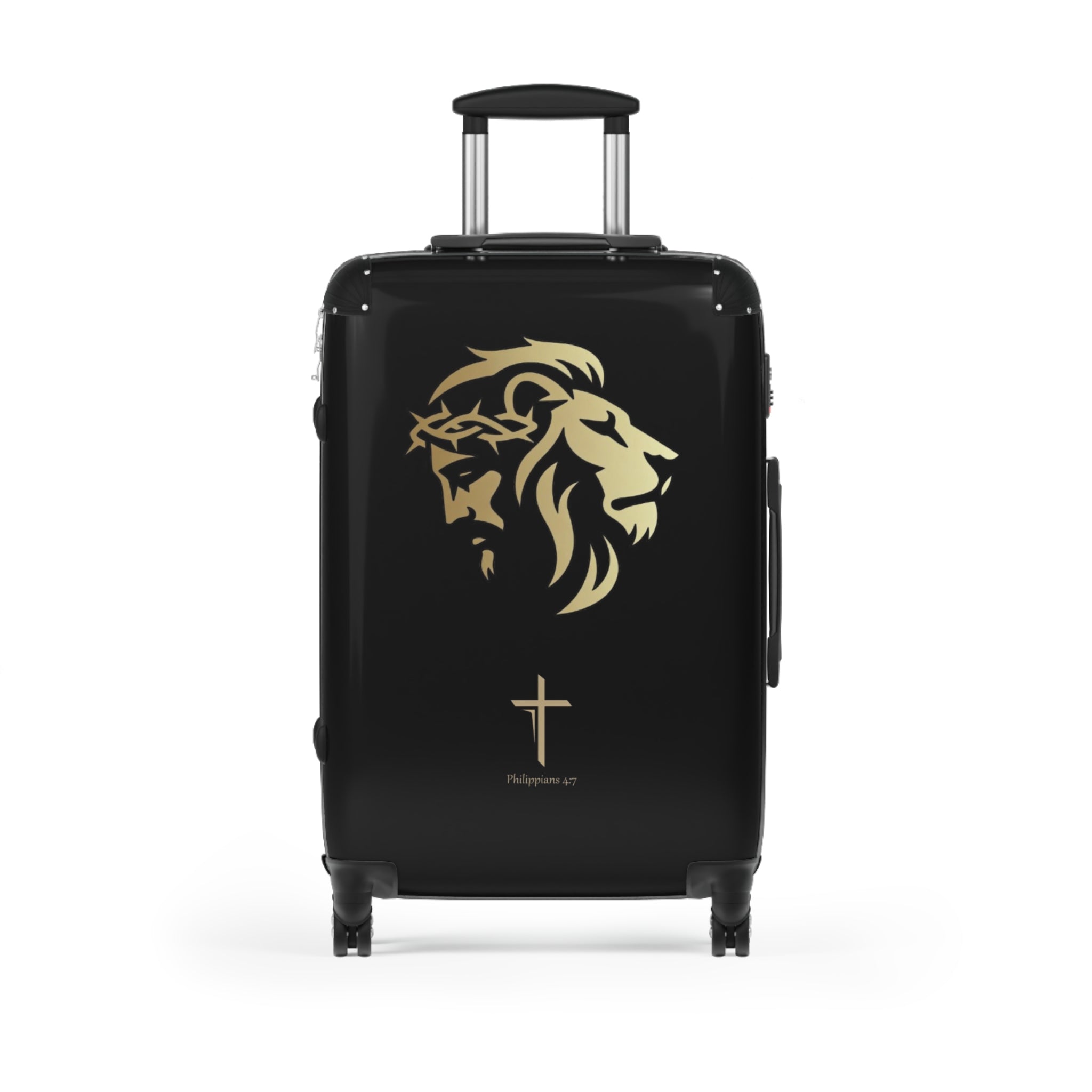 Lion of Judah and Crown of Thorns Jesus Suitcase - Indescribable Peace CreationsLion of Judah and Crown of Thorns Jesus SuitcaseBags