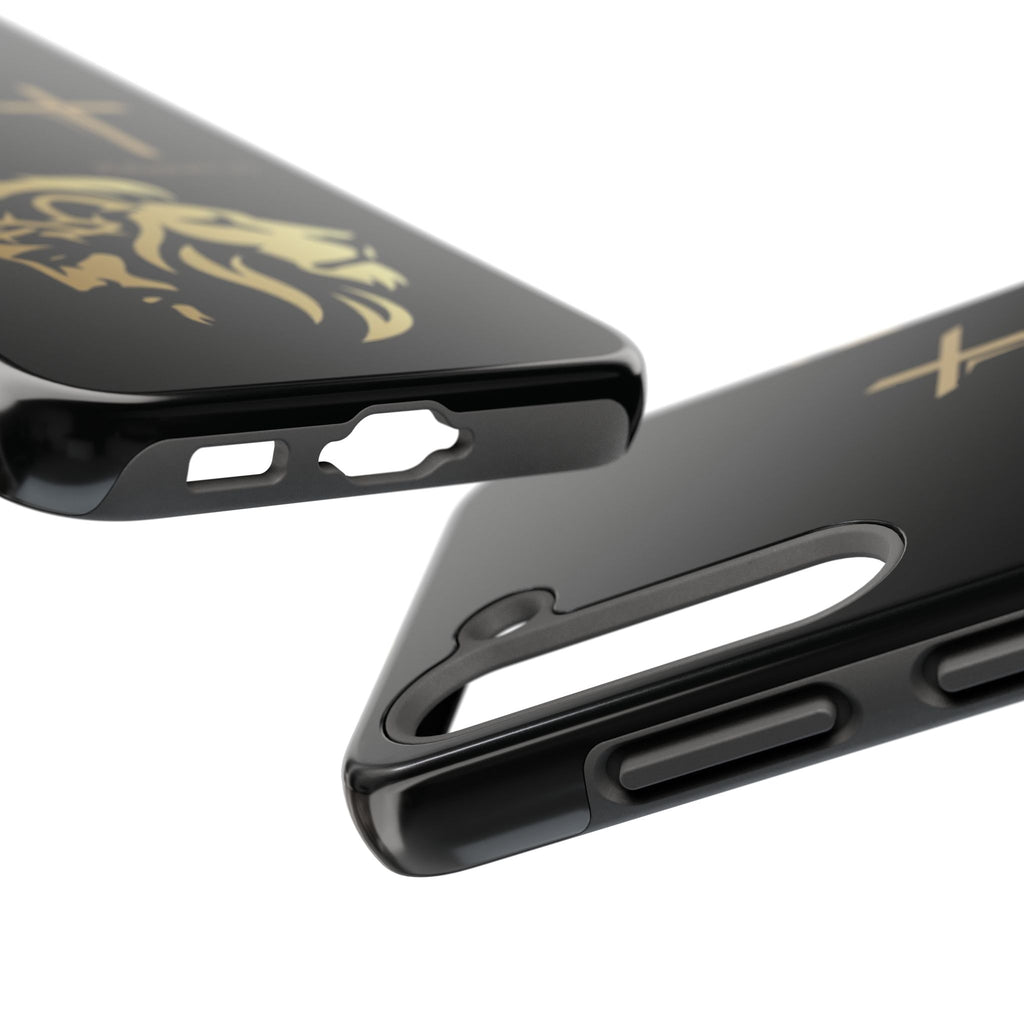 Lion of Judah and Crown of Thorns Jesus Phone Cases - Indescribable Peace CreationsLion of Judah and Crown of Thorns Jesus Phone CasesPhone Case